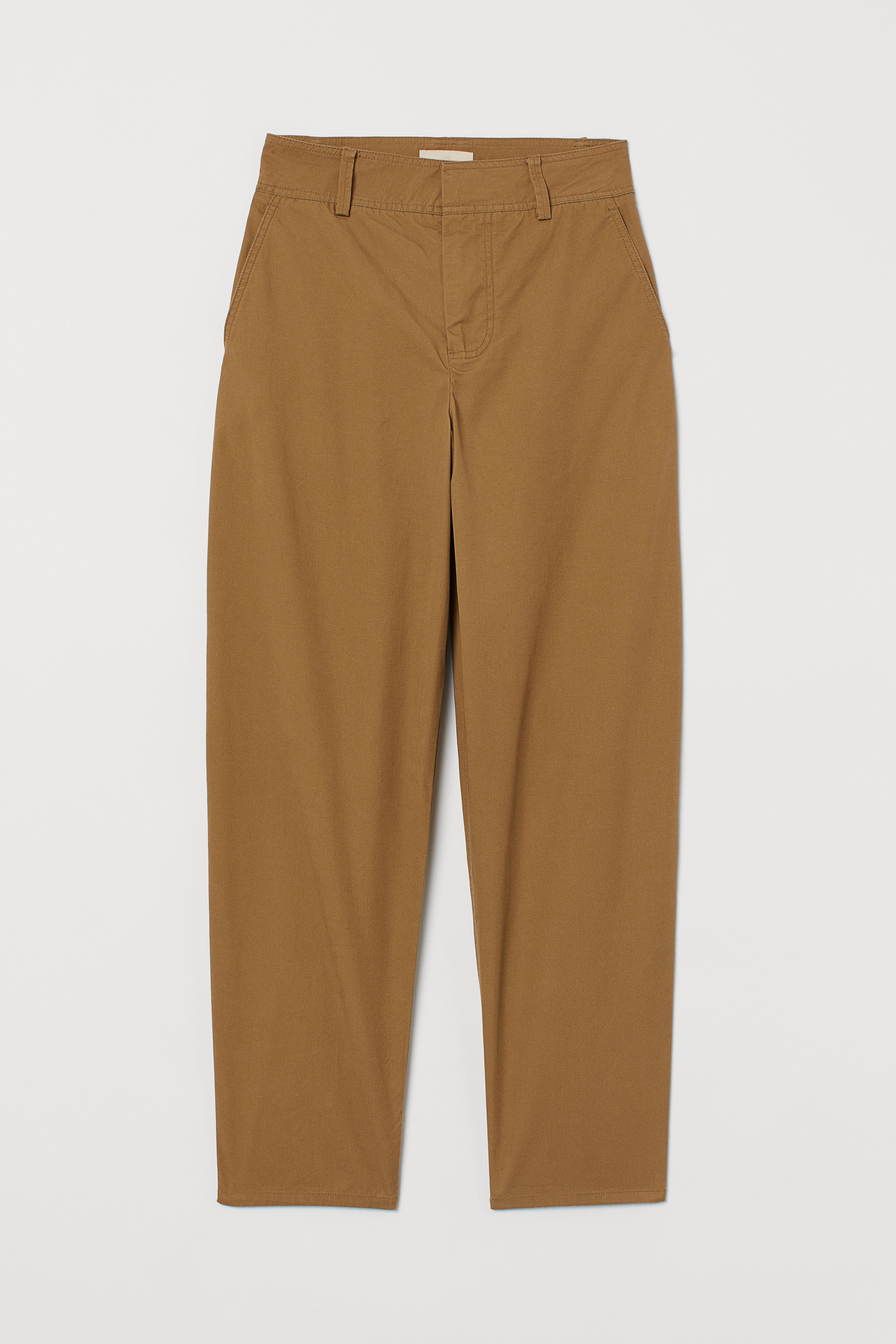 Pima Cotton Chinos Dark beige Ladies H M US