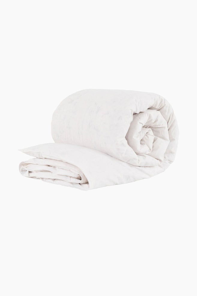 Duck Feather & Down Duvet Single - White - 4