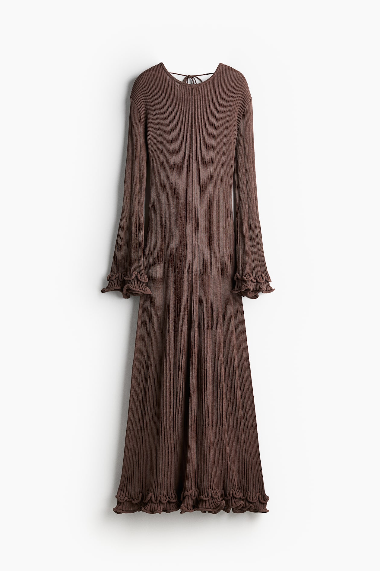 pearl trim knit dress Pearl Knit Midi Dress- Navy L main image 1