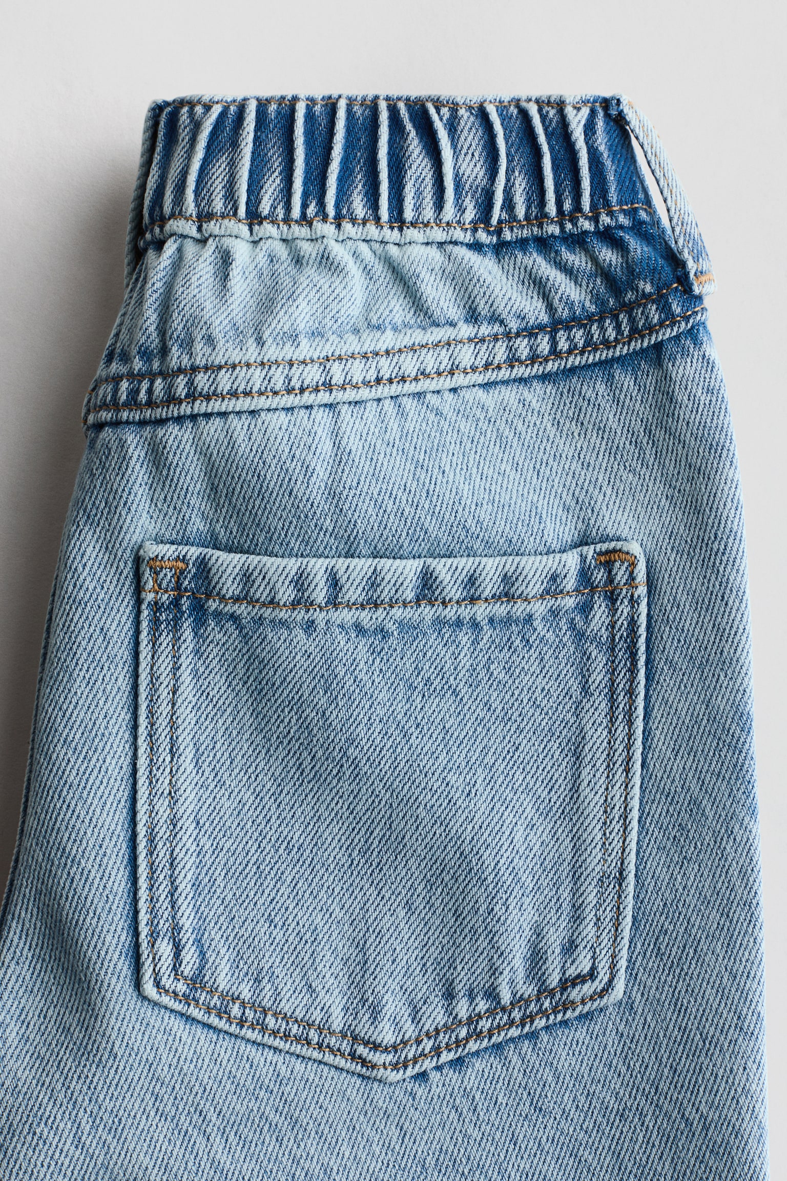 Jeans med vida ben - Ljus denimblå/Blå - 3