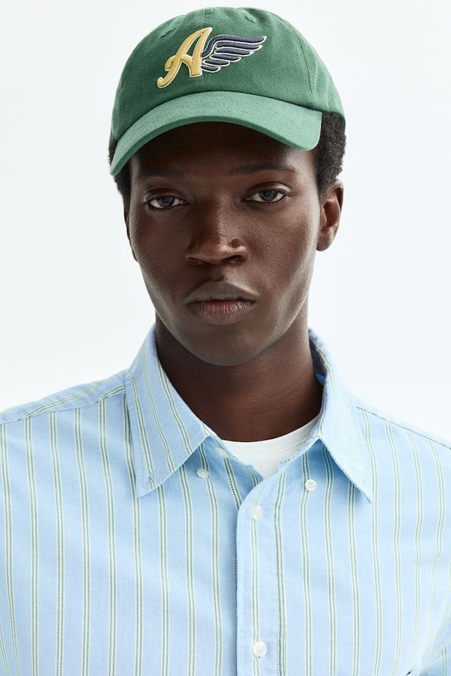 Oxfordhemd in Relaxed Fit-Hellblau/Gestreift - 3