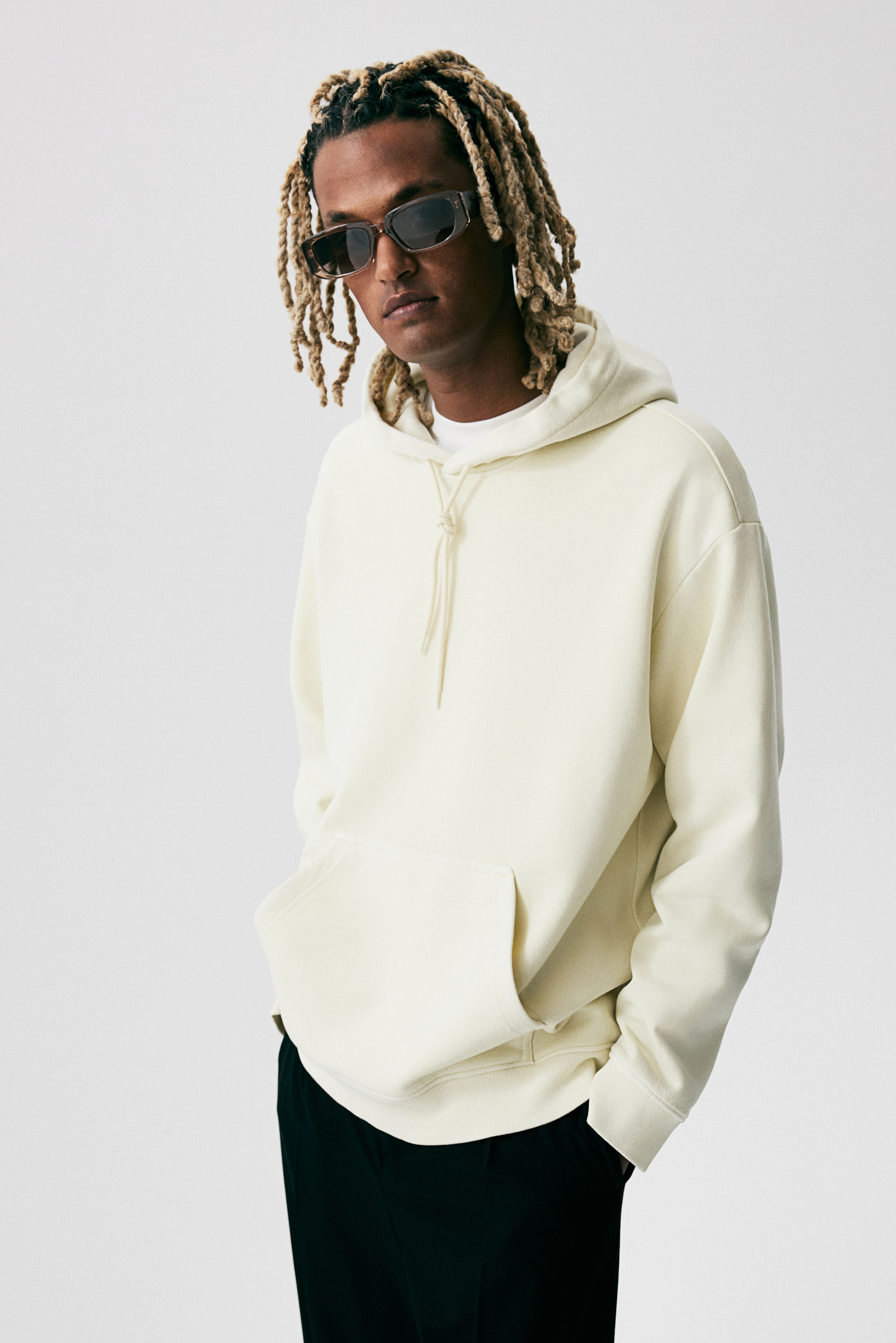 HM Bedruckter Hoodie in Oversized Fit