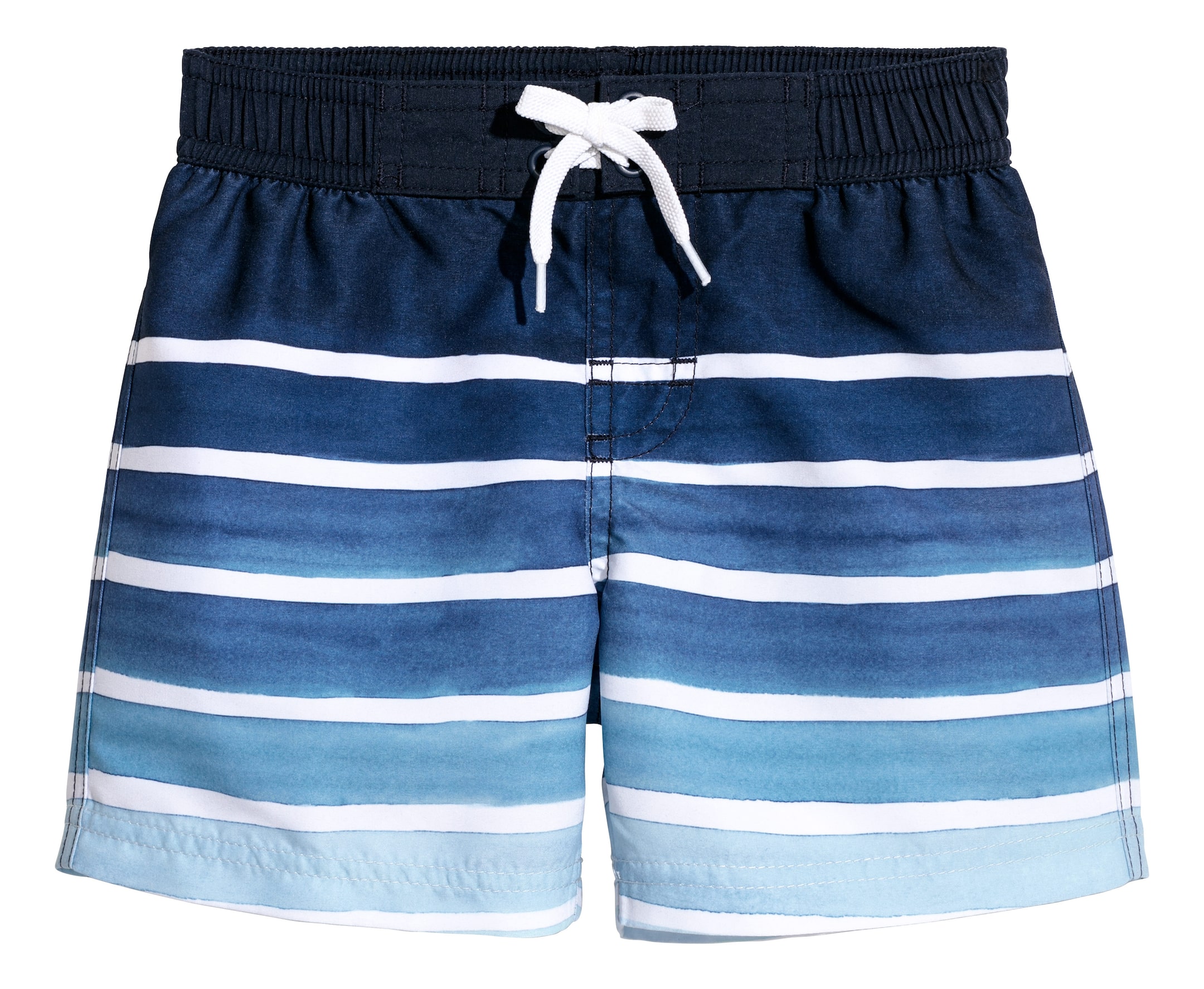 Agrandir l'image: Short de bain à motif - Bleu foncé/rayé - ENFANT | H&M FR 1