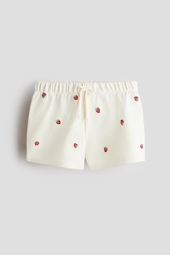 Детские брюки H&M Embroidered Sweatshorts