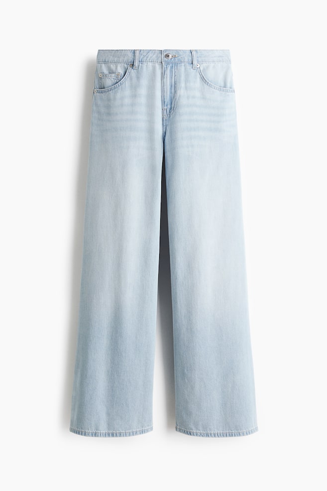 Wide Regular Waist Jeans - Blu denim chiaro/Grigio denim scuro/Blu denim scuro/Grigio/Crema/Blu denim/Blu denim - 1