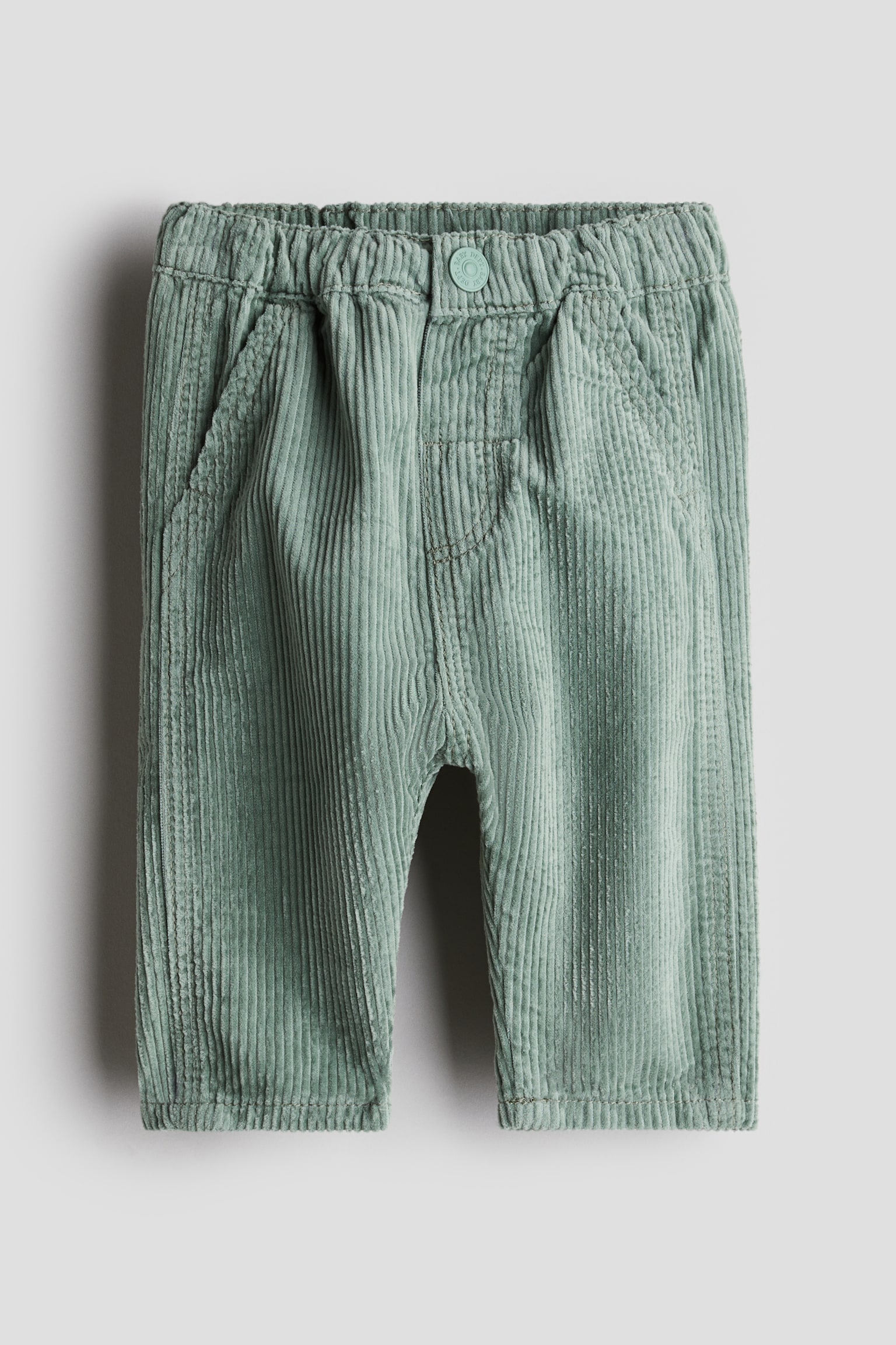 Cotton corduroy trousers - Green/Dark grey/Navy blue/Mole - 1