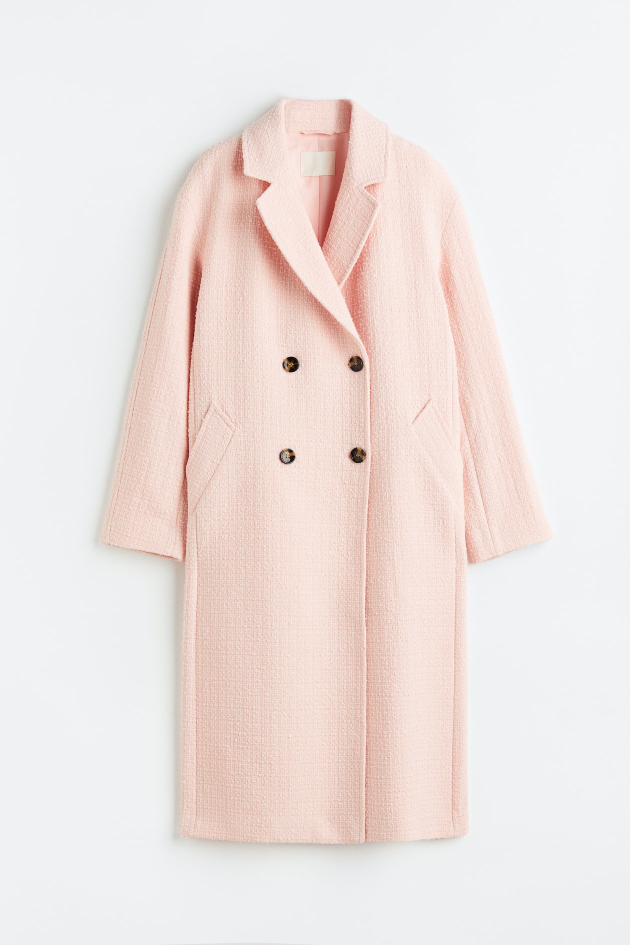 ダブルブレストコート - ライトピンク - レディース | H&M JP