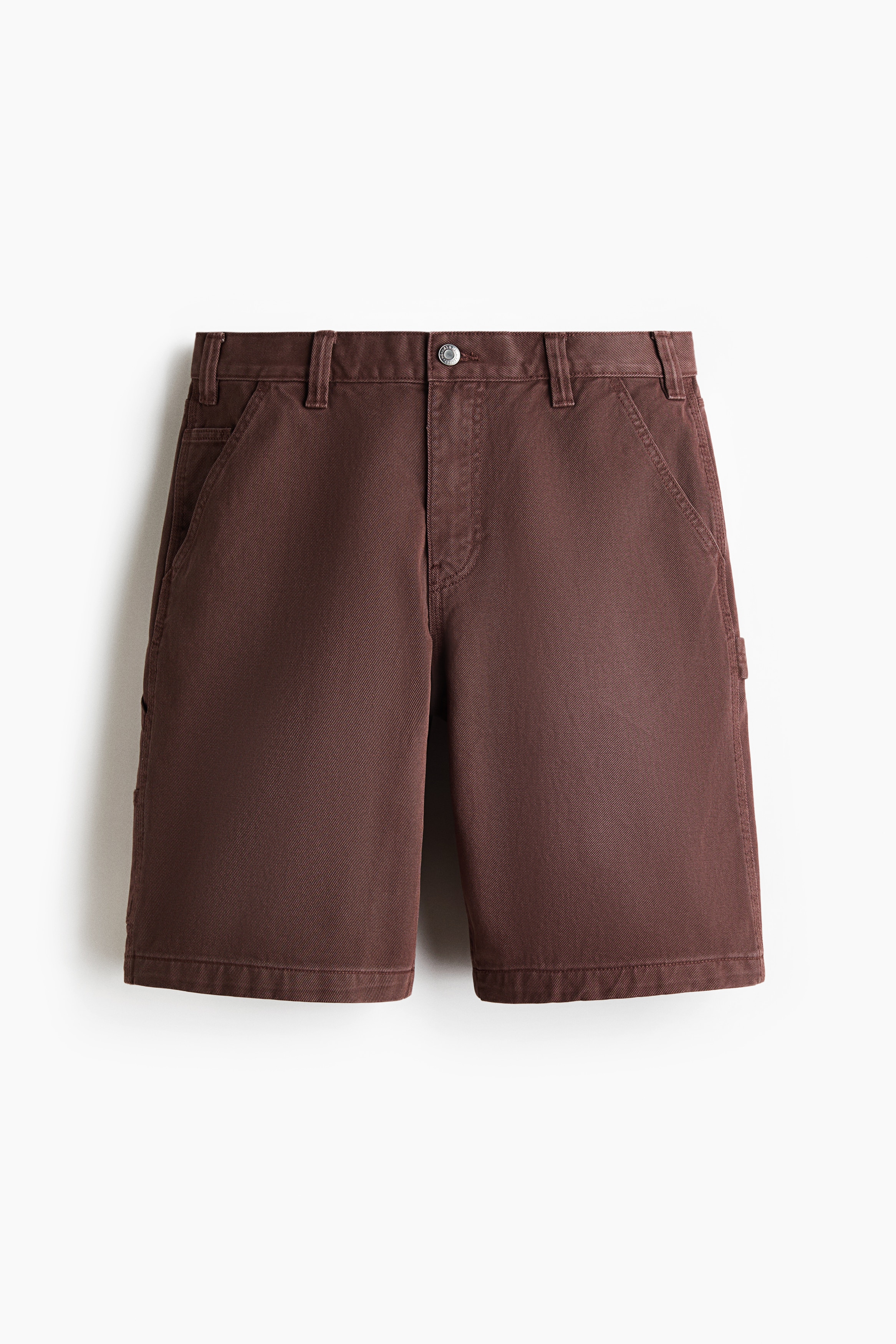 Relaxed Fit Carpenter shorts - Brown/White