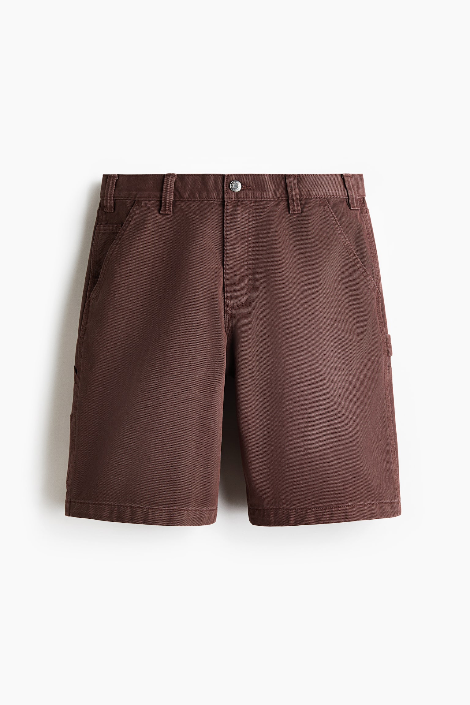 Relaxed Fit Carpenter shorts - Brown/White
