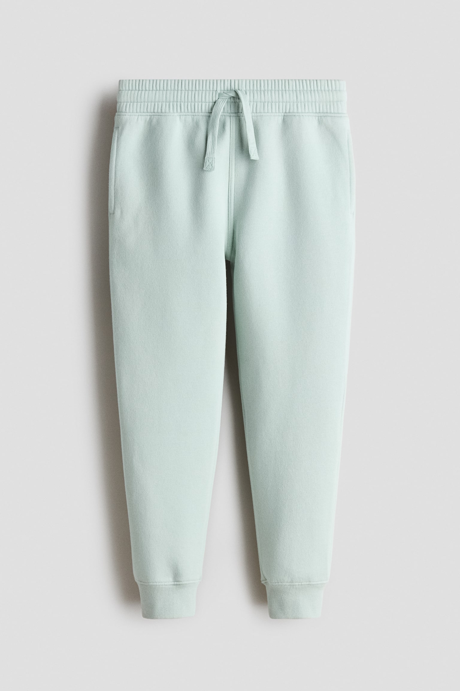 Sweatshirtjoggers i bomull - Ljusgrön/Svart/Marinblå/Ljusgråmelerad/Mörkgrön/Ljusbeige/Blå/Ljusgrå/Beigemelerad/Grön/Plommonlila/Blå