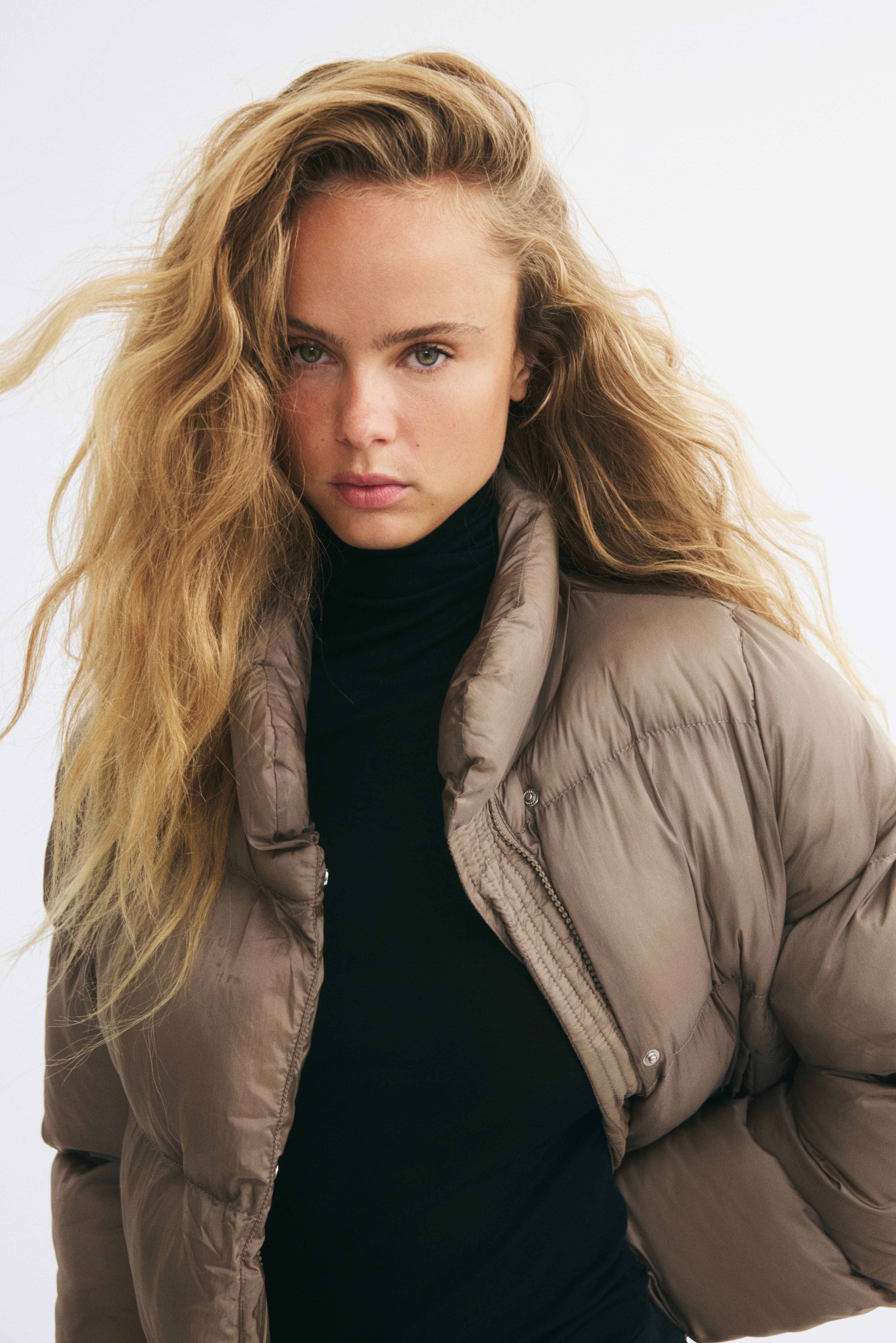Nylon Puffer Jacket