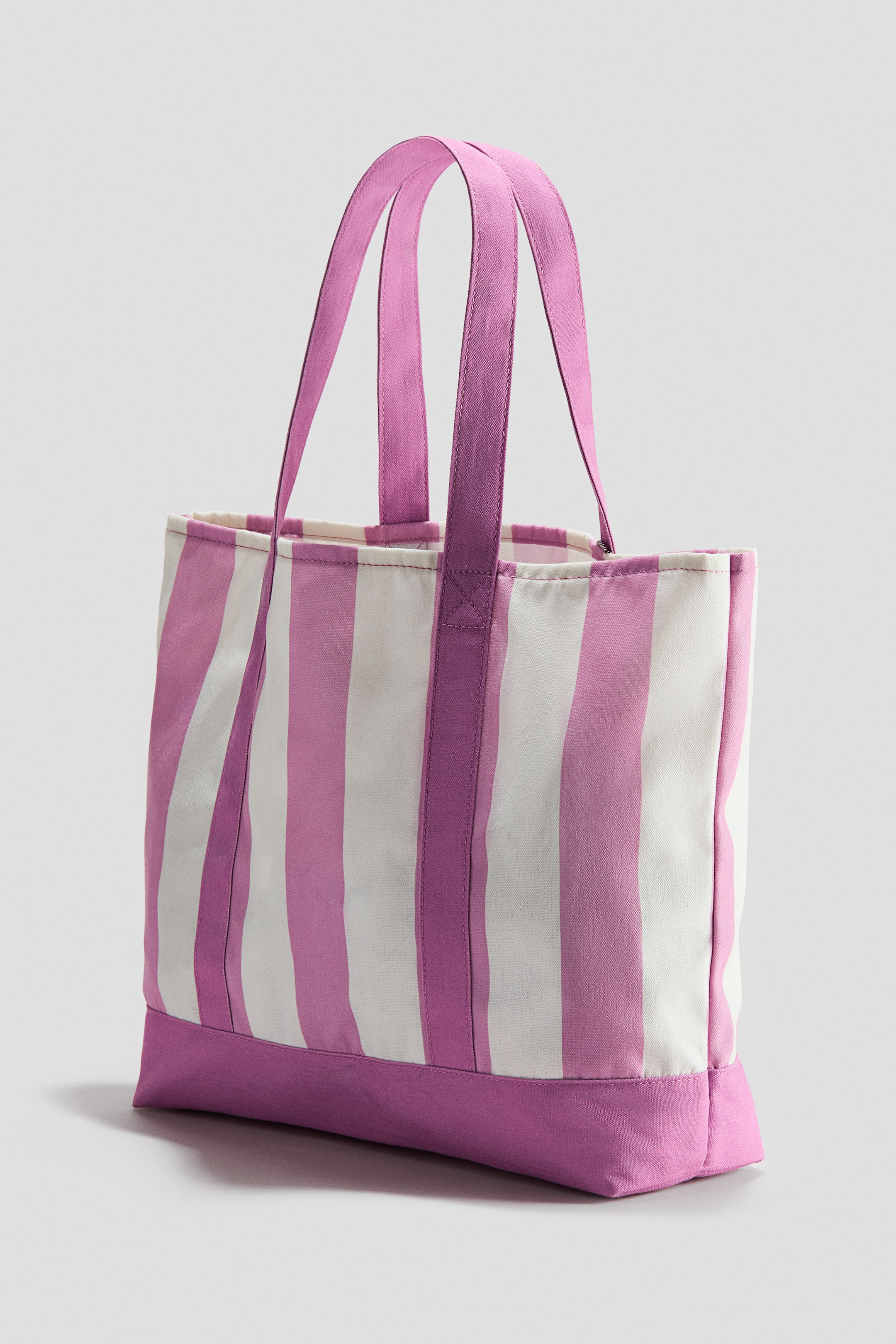Print-Motif Canvas Tote Bag