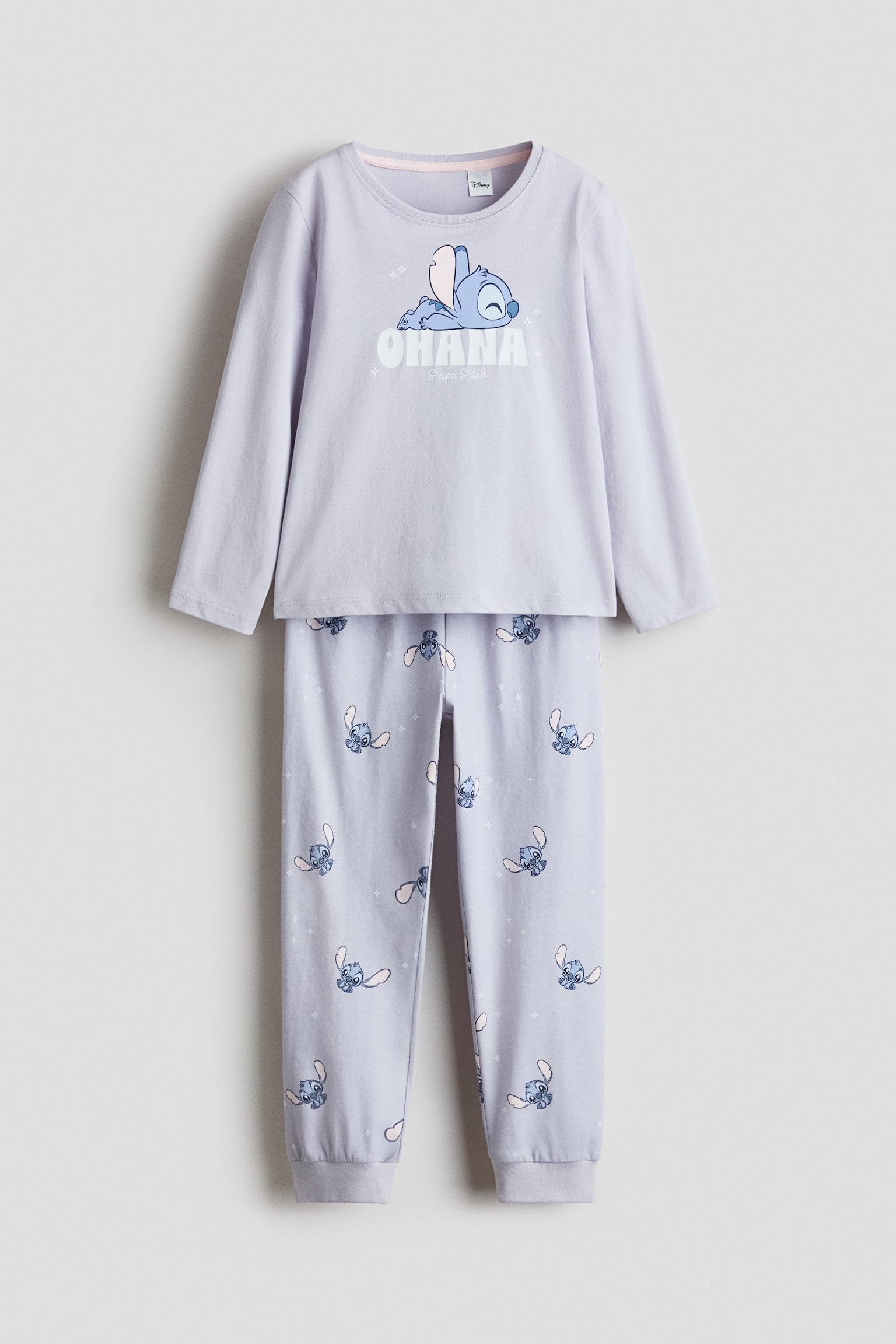 Printed cotton pyjamas - Pale purple/Lilo & Stitch/Ivory/Disney Princesses/Lilac/PAW Patrol