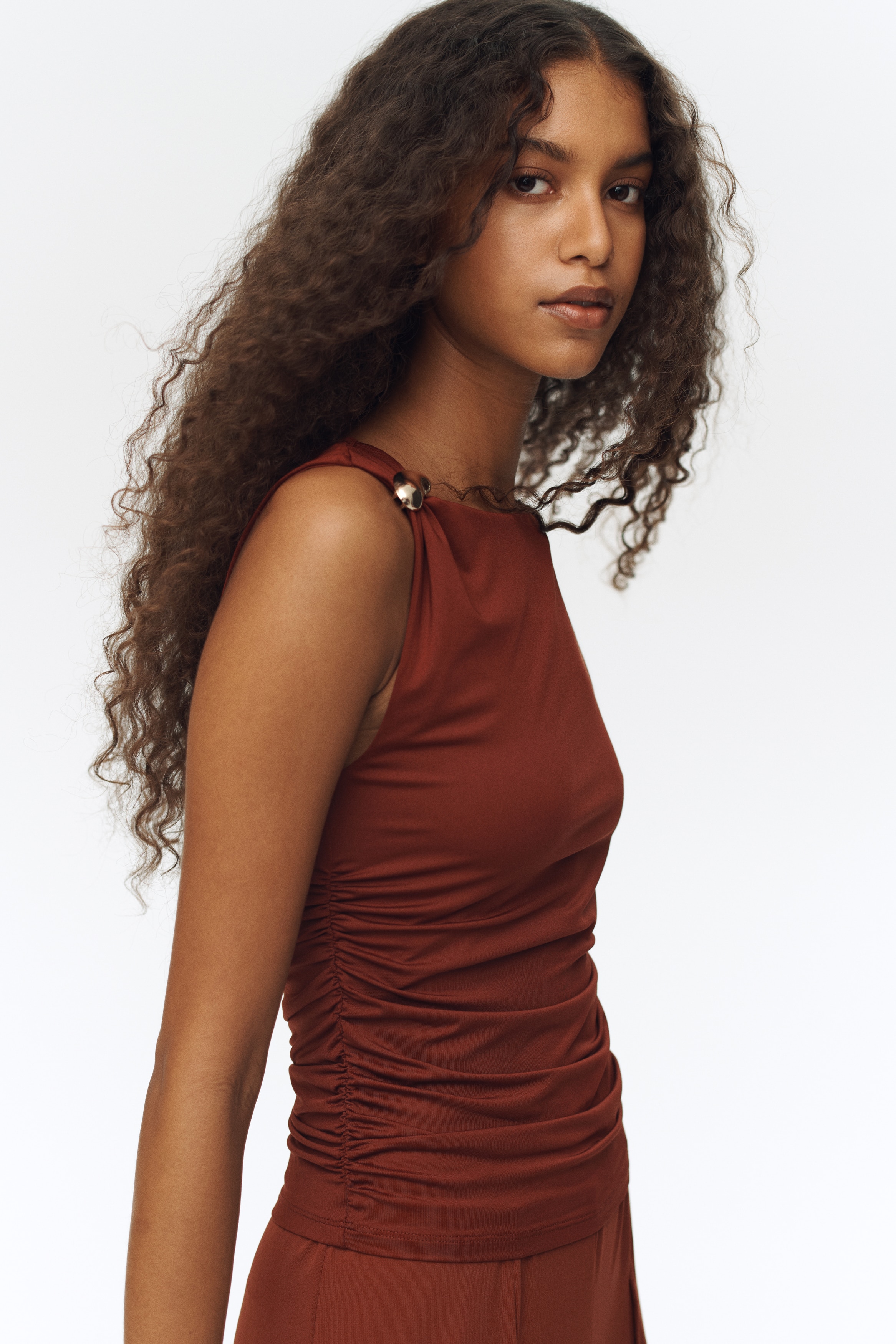 Draped top