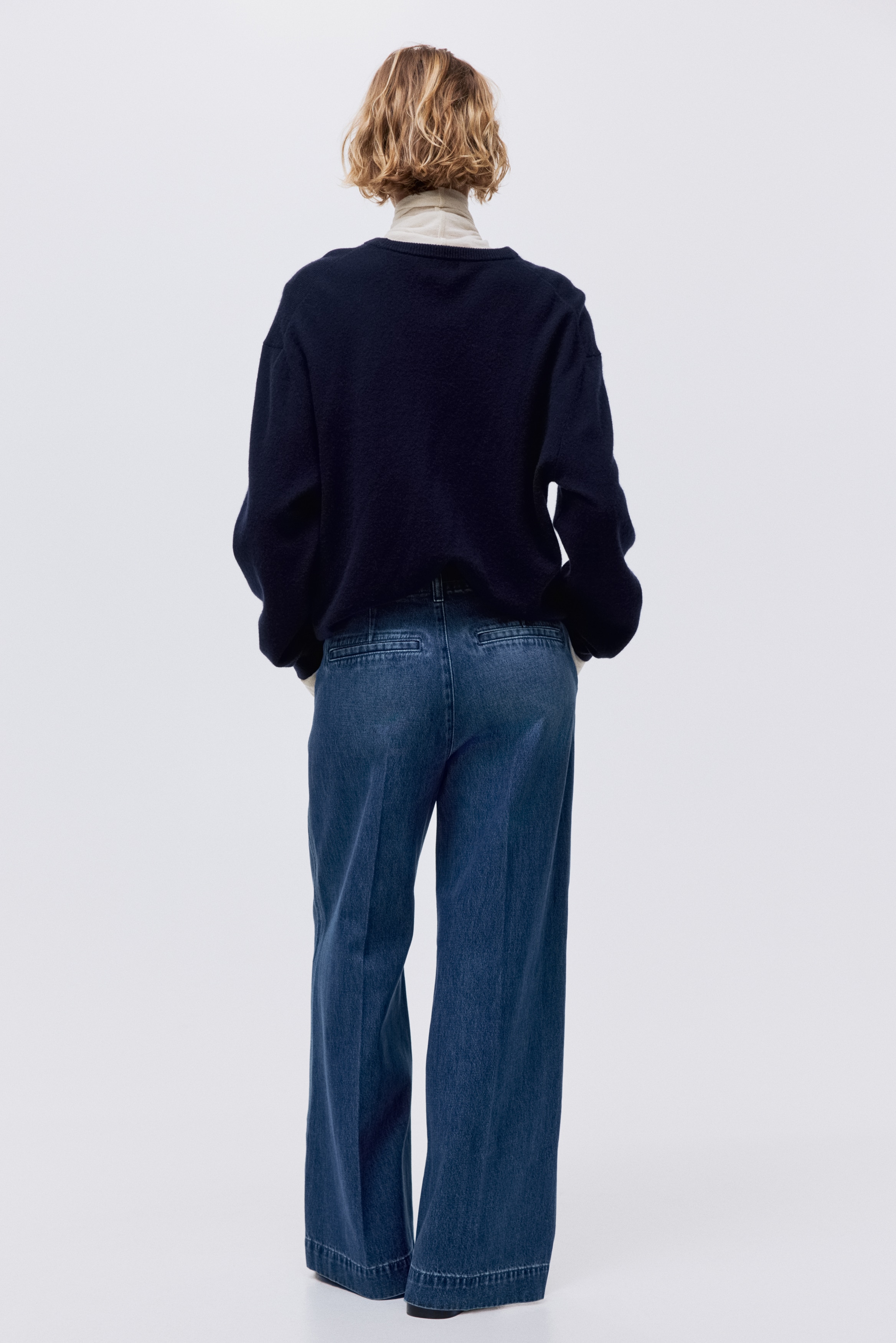 Wide High Jeans