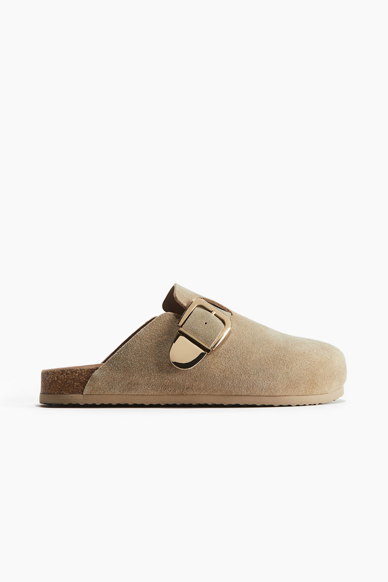 Suede sandals Beige Ladies H&M MY