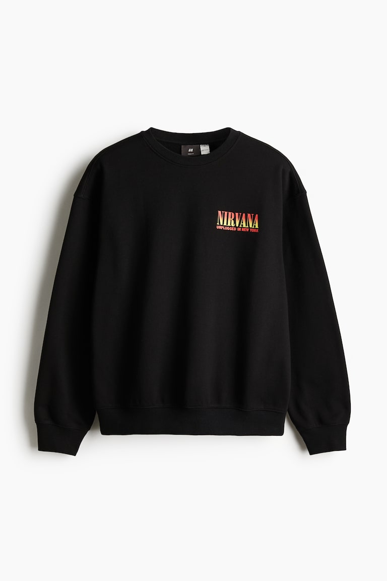 Nirvana Black H And M Hoodie Pullover Herren H Und M Jual HOODIE