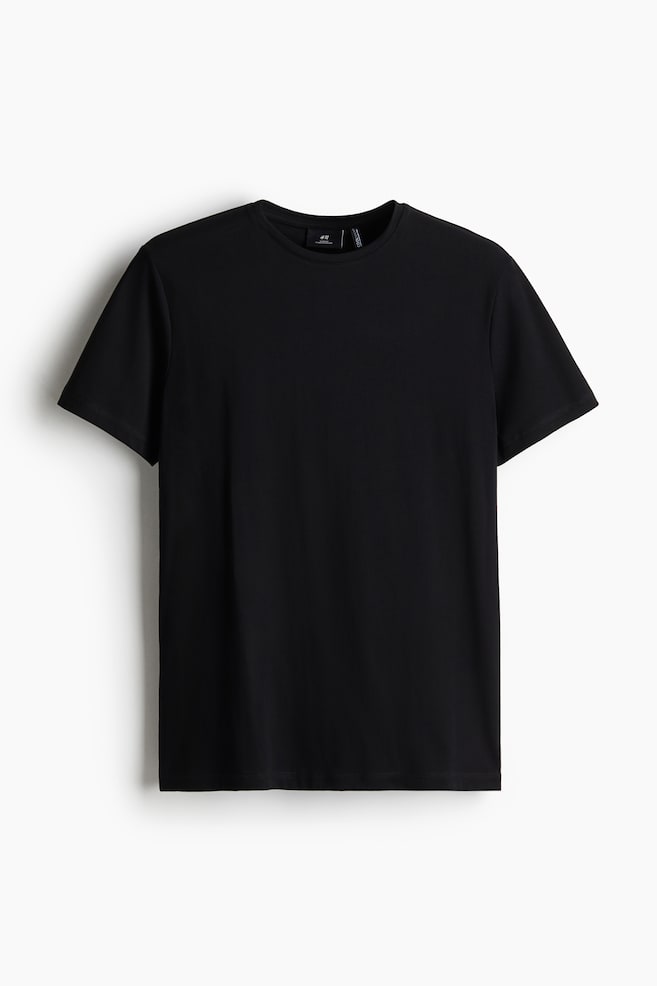 COOLMAX® Slim Fit T-shirt - Black/White/Dark teal/Gray - 1