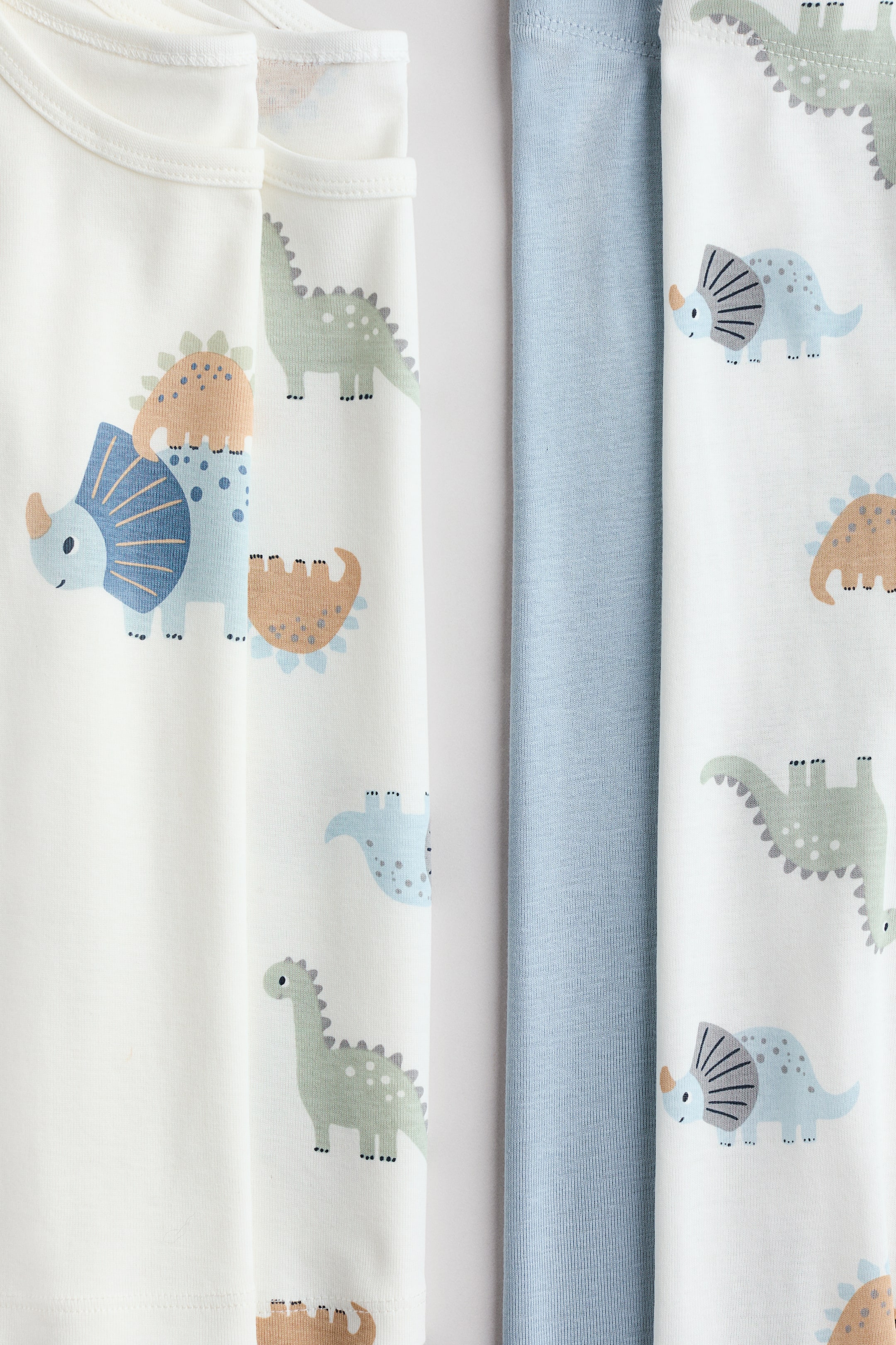View larger image: 2-pack Snug Fit Cotton Pajamas - White/dinosaurs - Kids | H&M US 2