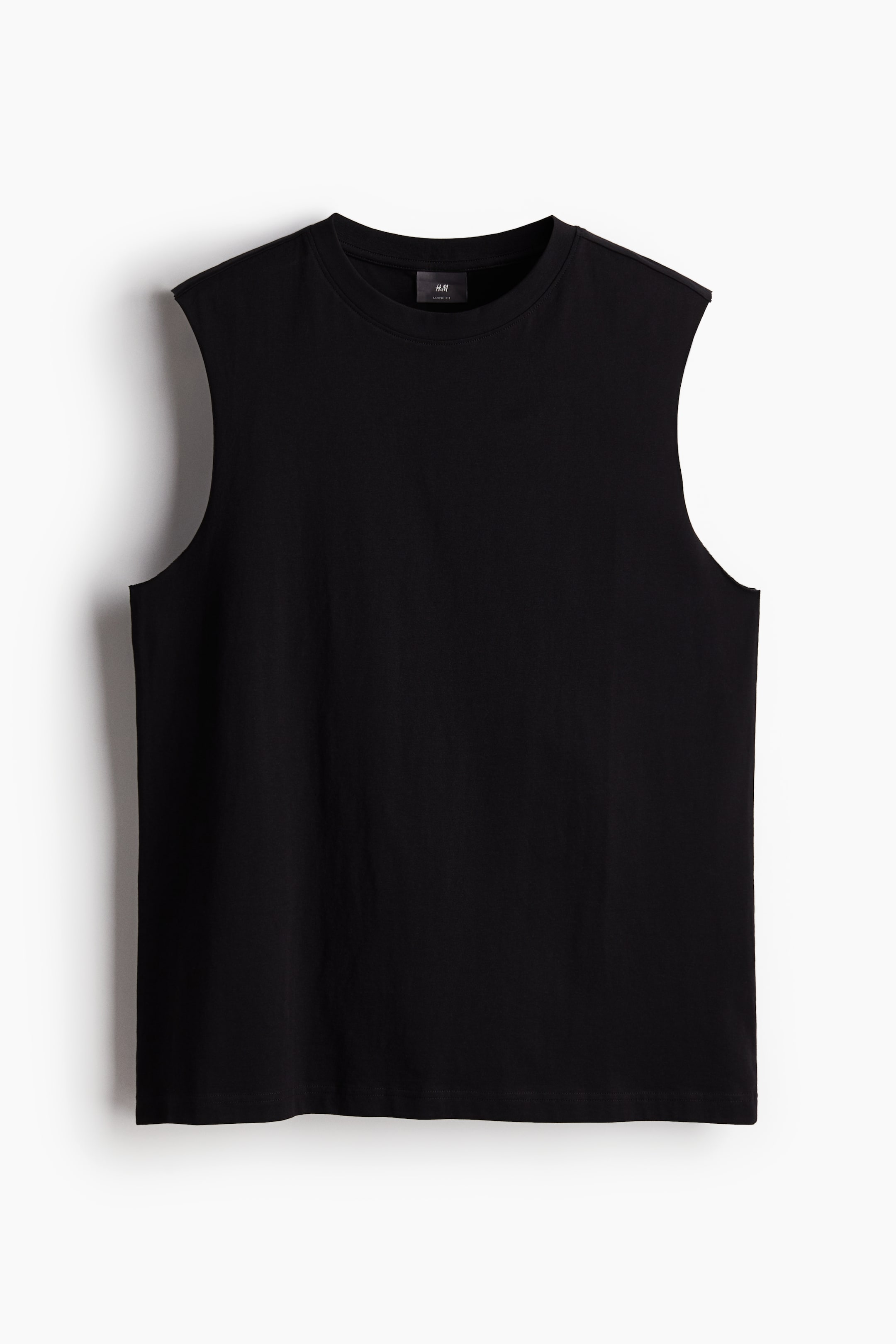 Tank Top - Sleeveless - Regular length - Black - Men | H&M US