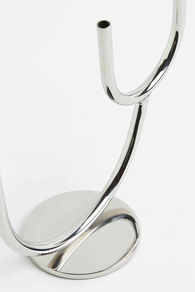 Metal vase - Silver-coloured - 2