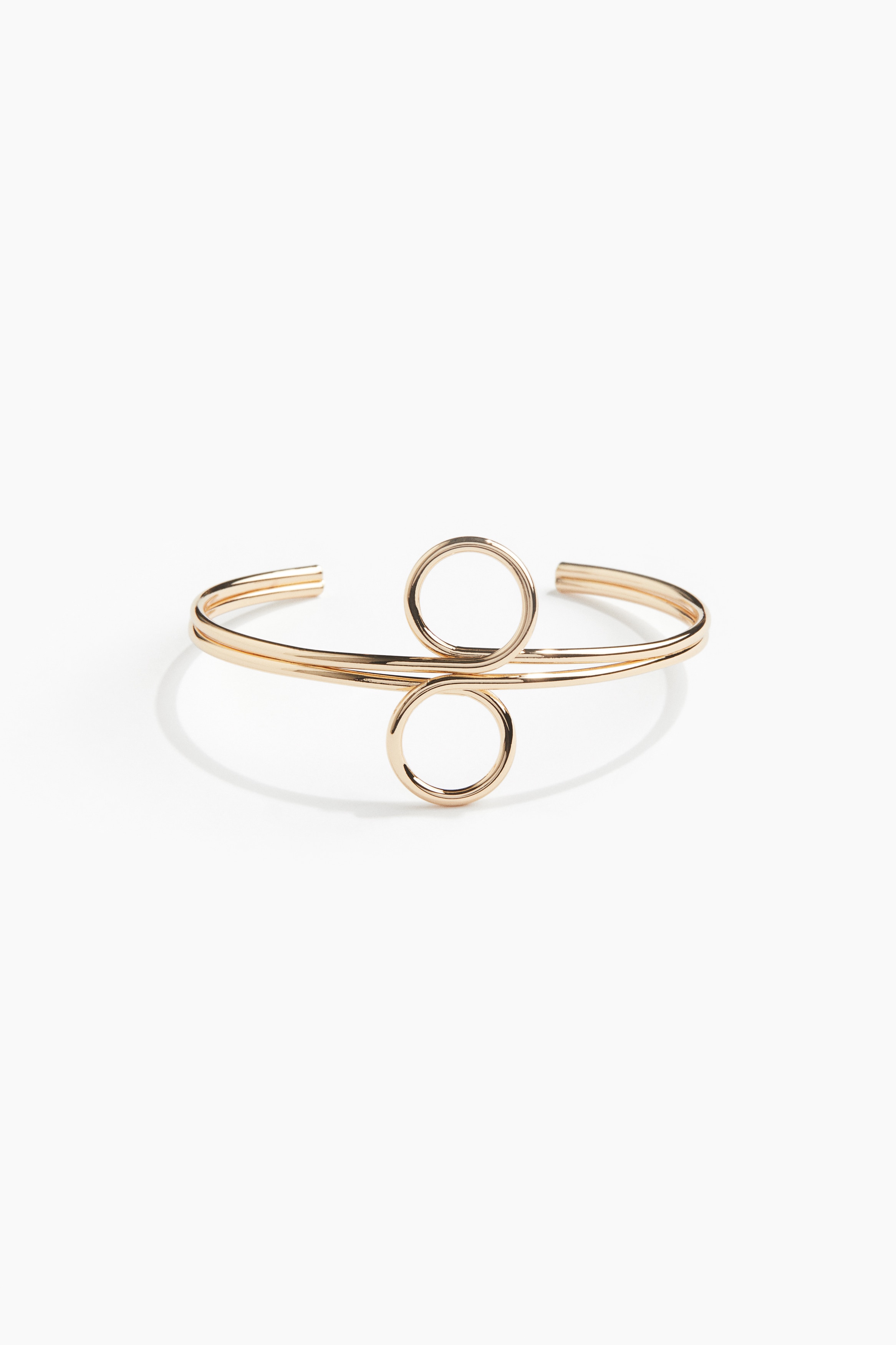 Cuff bracelet - Gold-coloured