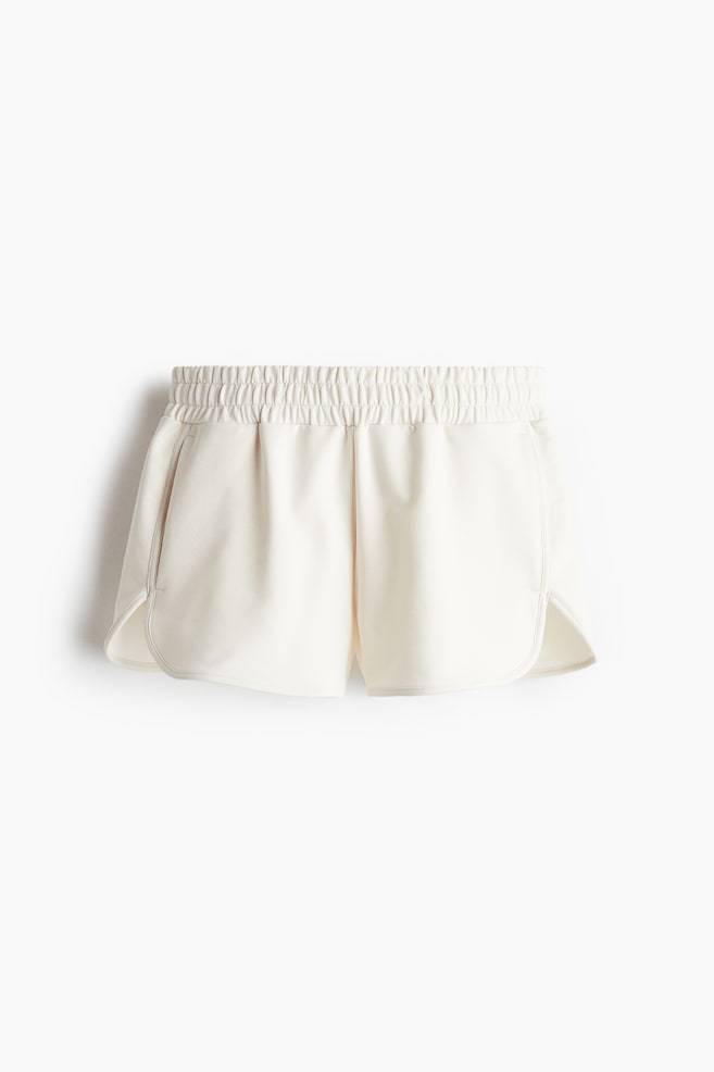 Sports shorts - White/Light blue/Light yellow - 1