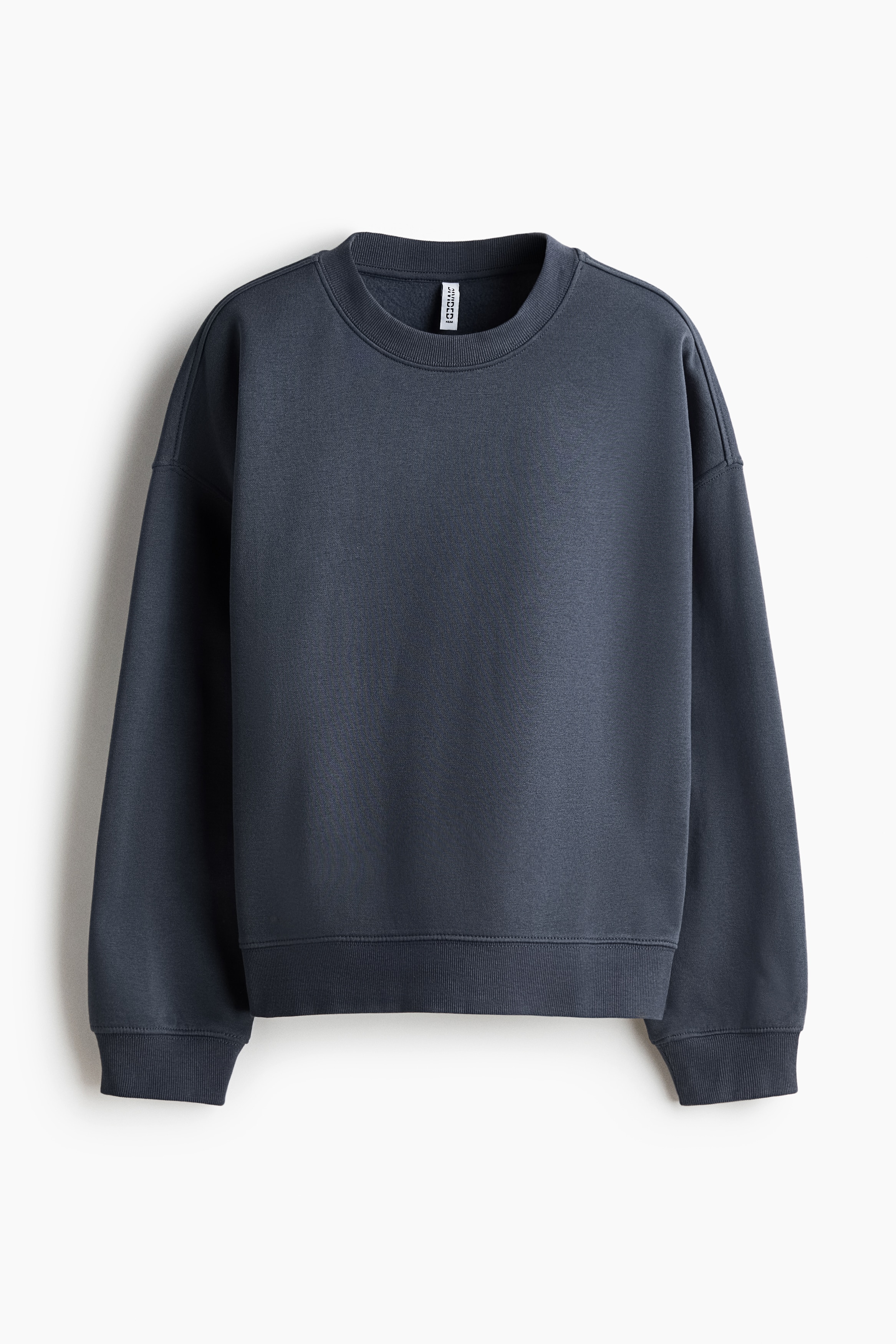 Sweatshirt with Printed Motif - Dark blue/Light gray melange/Light dusty blue/Dark brown/Navy blue/Burgundy/Plum purple