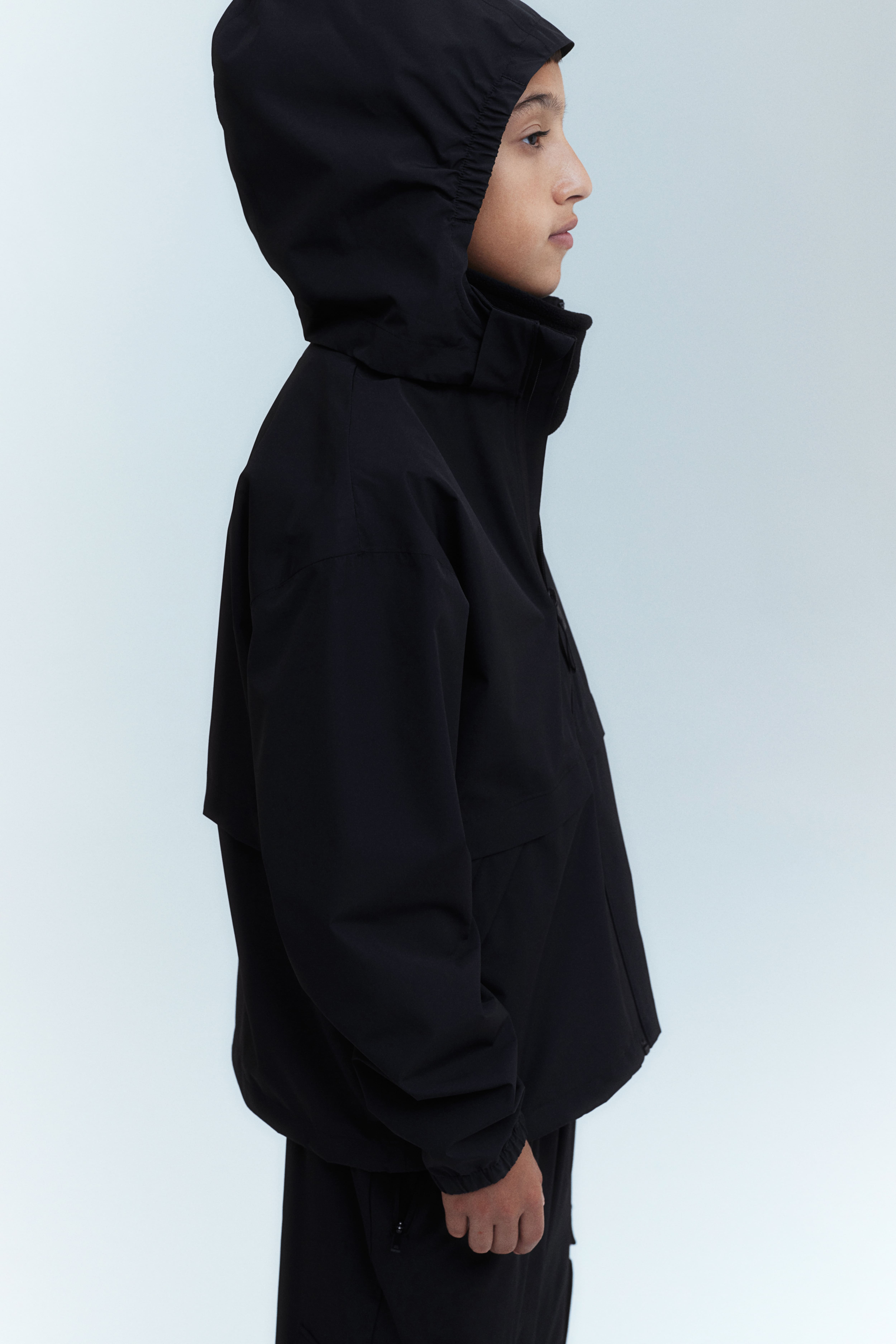 Black rain hoodie best sale