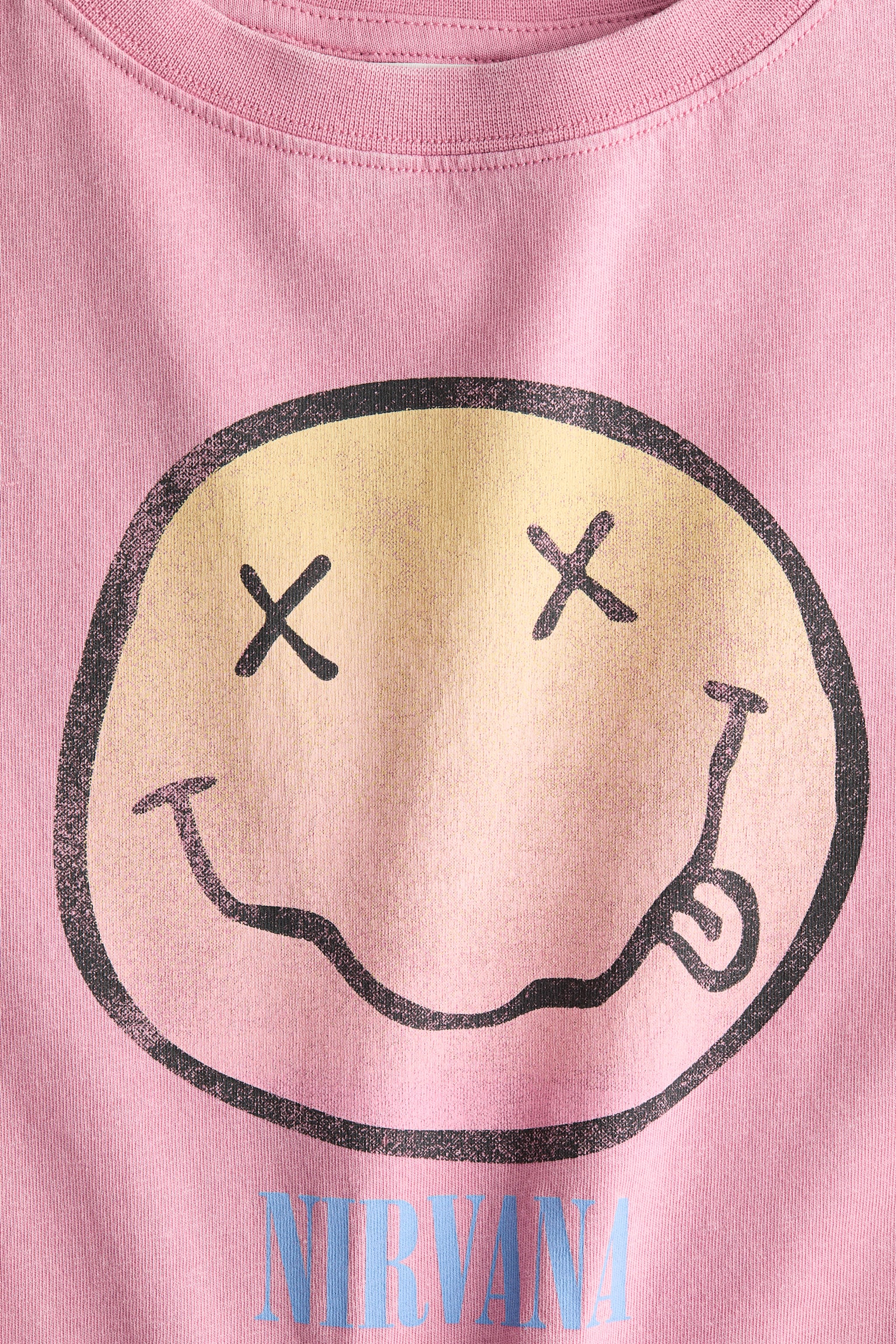 Бавовняна футболка із принтом - Pink/Nirvana/Світло-сірий меланж/Снупі/Білий/Ліло і Стіч/Світло-рожевий/Kuromi - 2