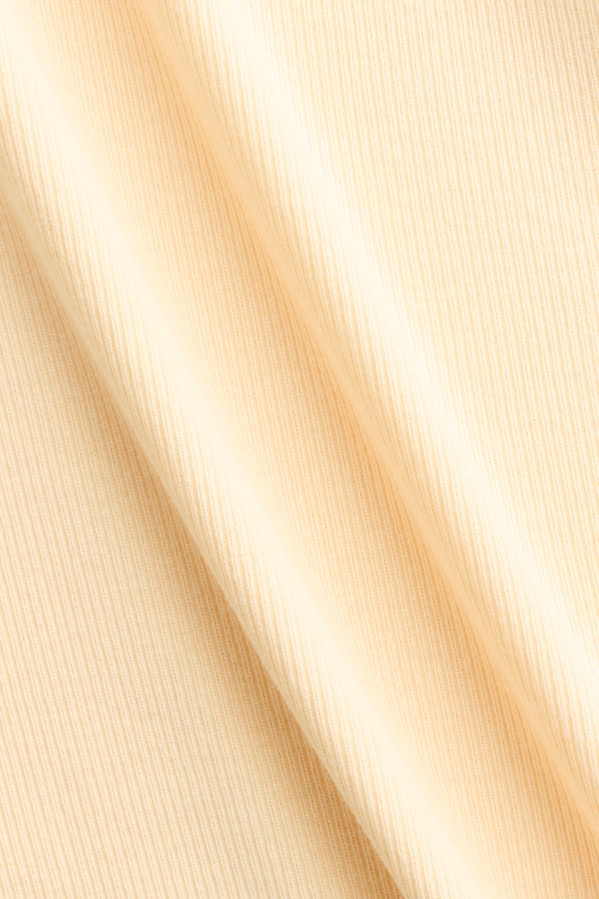 MAMA Ribbed top - Pale yellow/Light pink/White/Dark brown/Light greige - 4