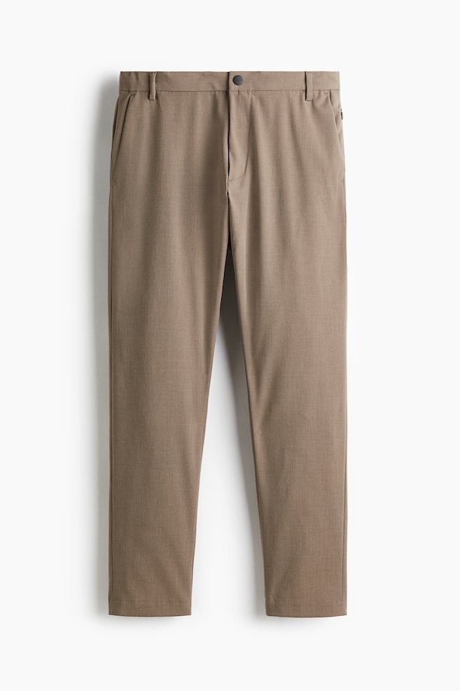 Pantalon près du corps - Beige/Gris foncé/Noir - 1