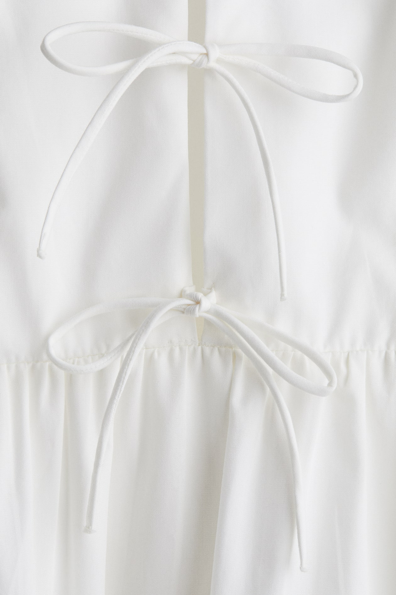 Tie-Detail Poplin Dress - image 5