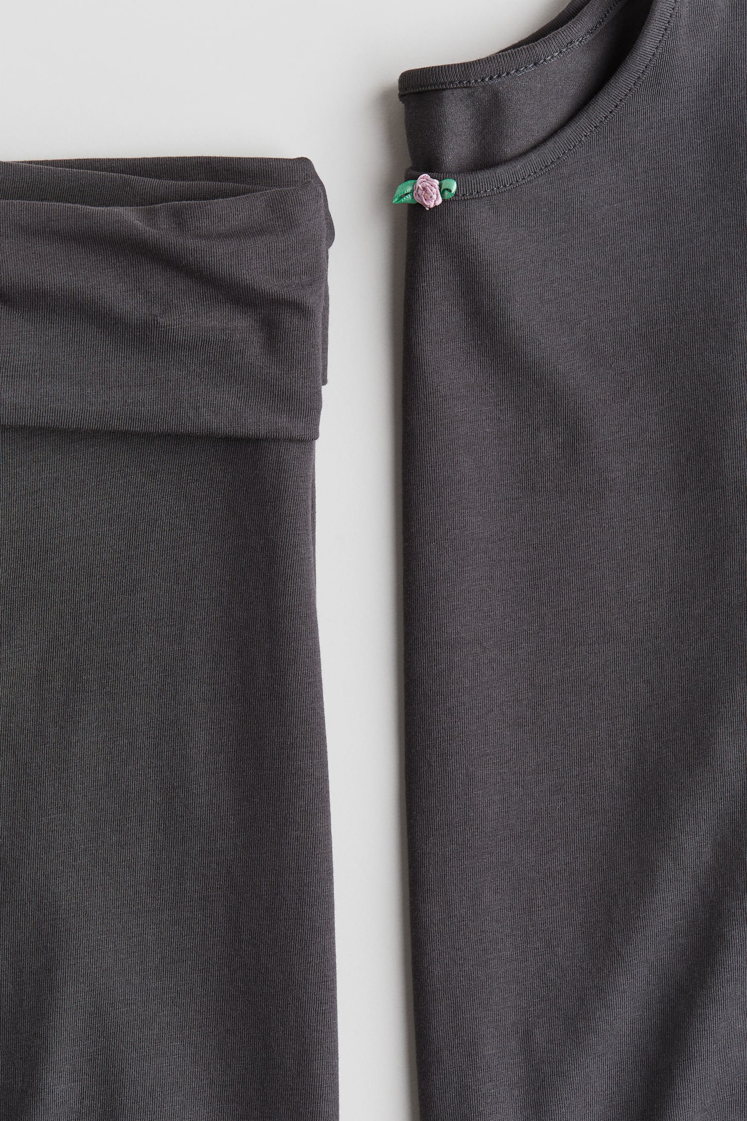 Cotton jersey pyjamas - Dark grey/Steel blue/San Diego/Light grey marl - 2