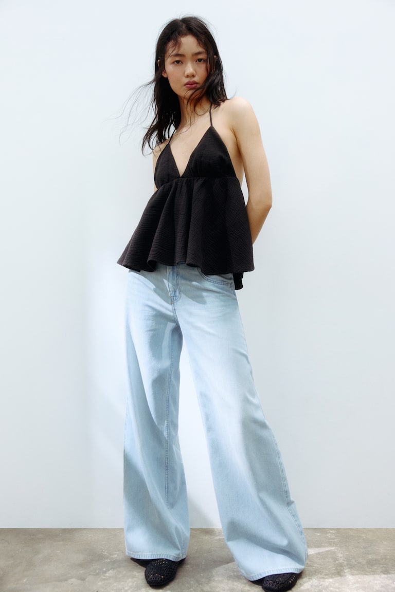 Wide Regular Waist Jeans
