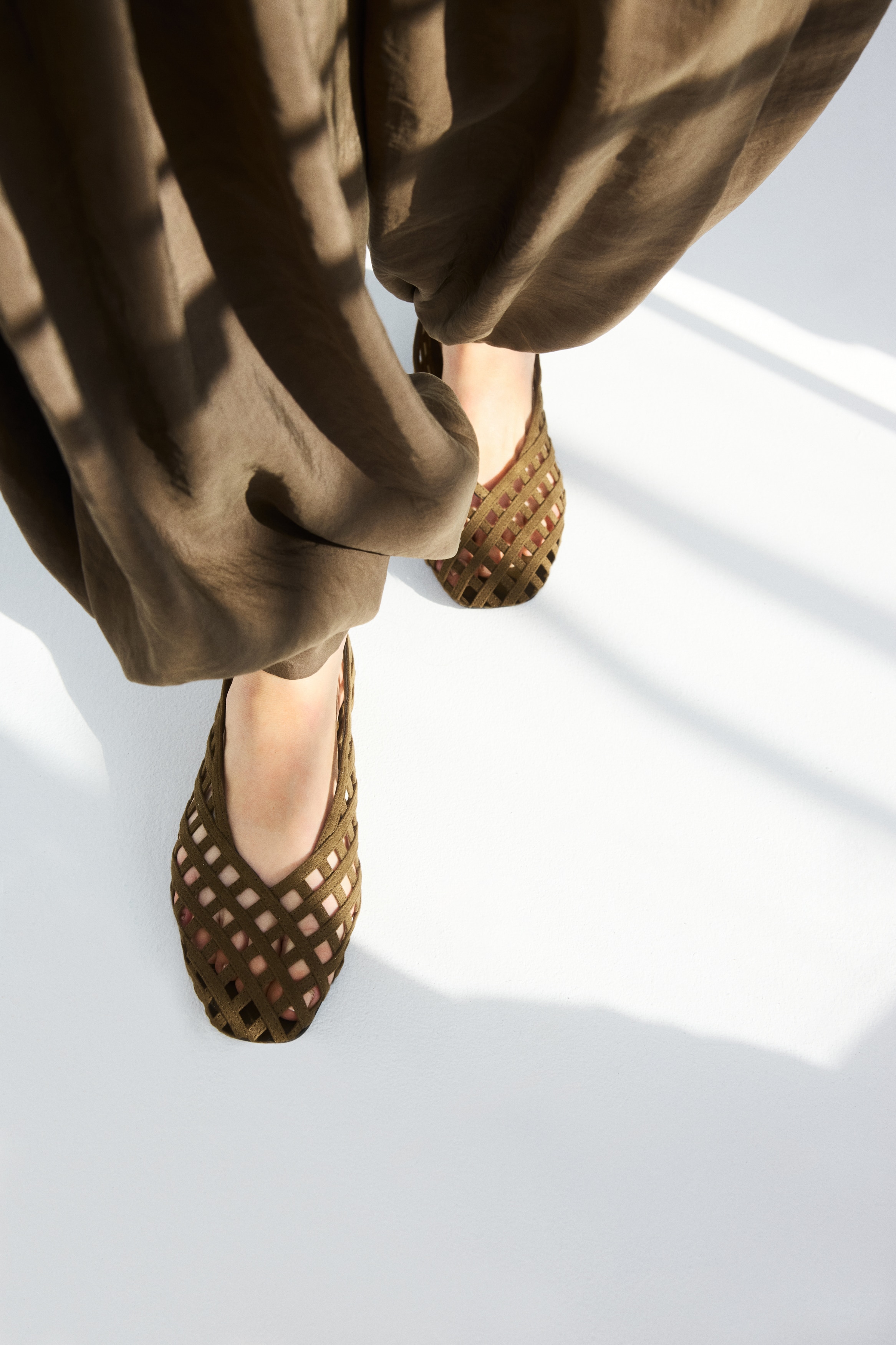 Braided-Look Ballet Flats from H&M - $24.99