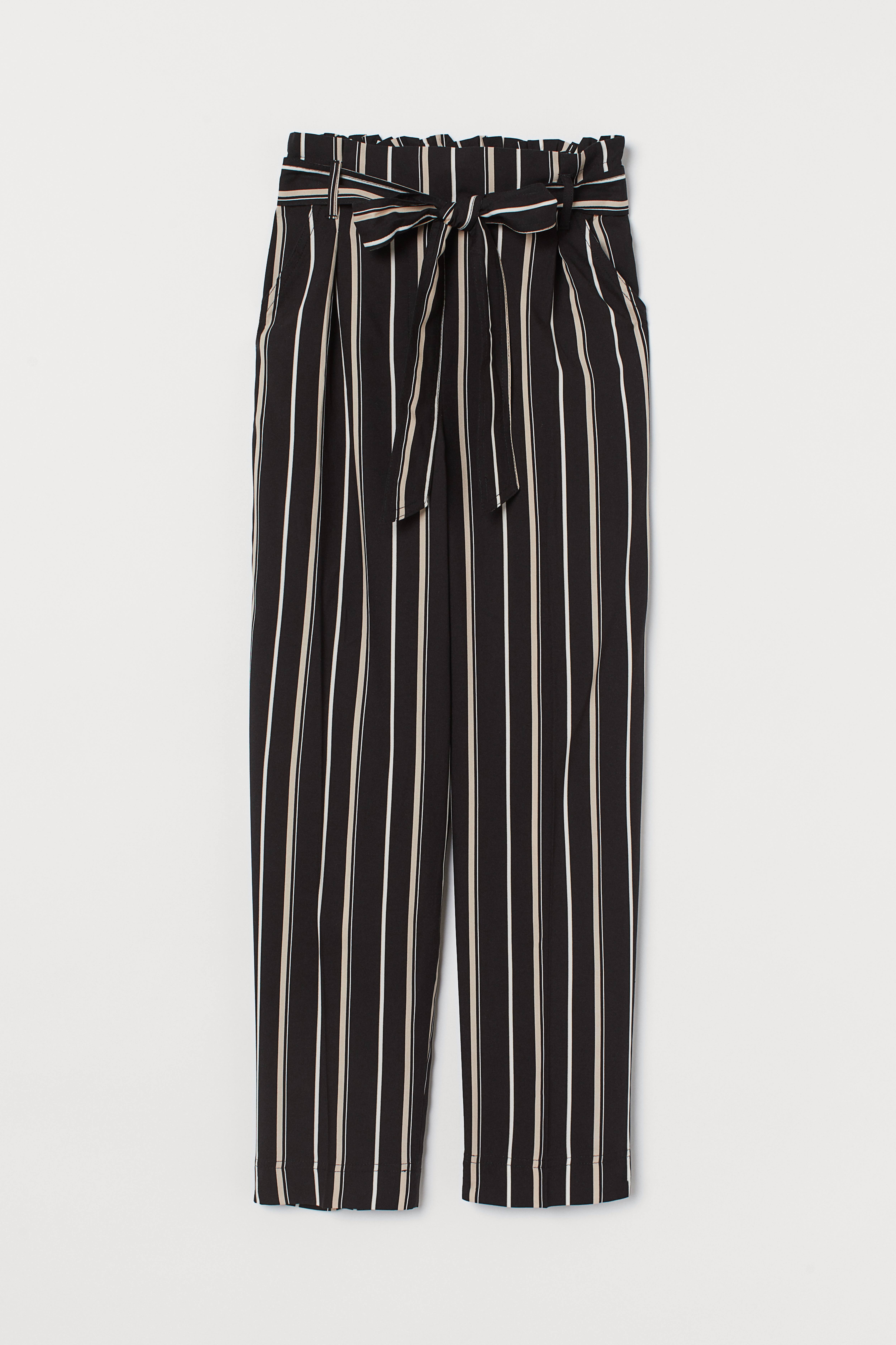 H and m paperbag pants best sale