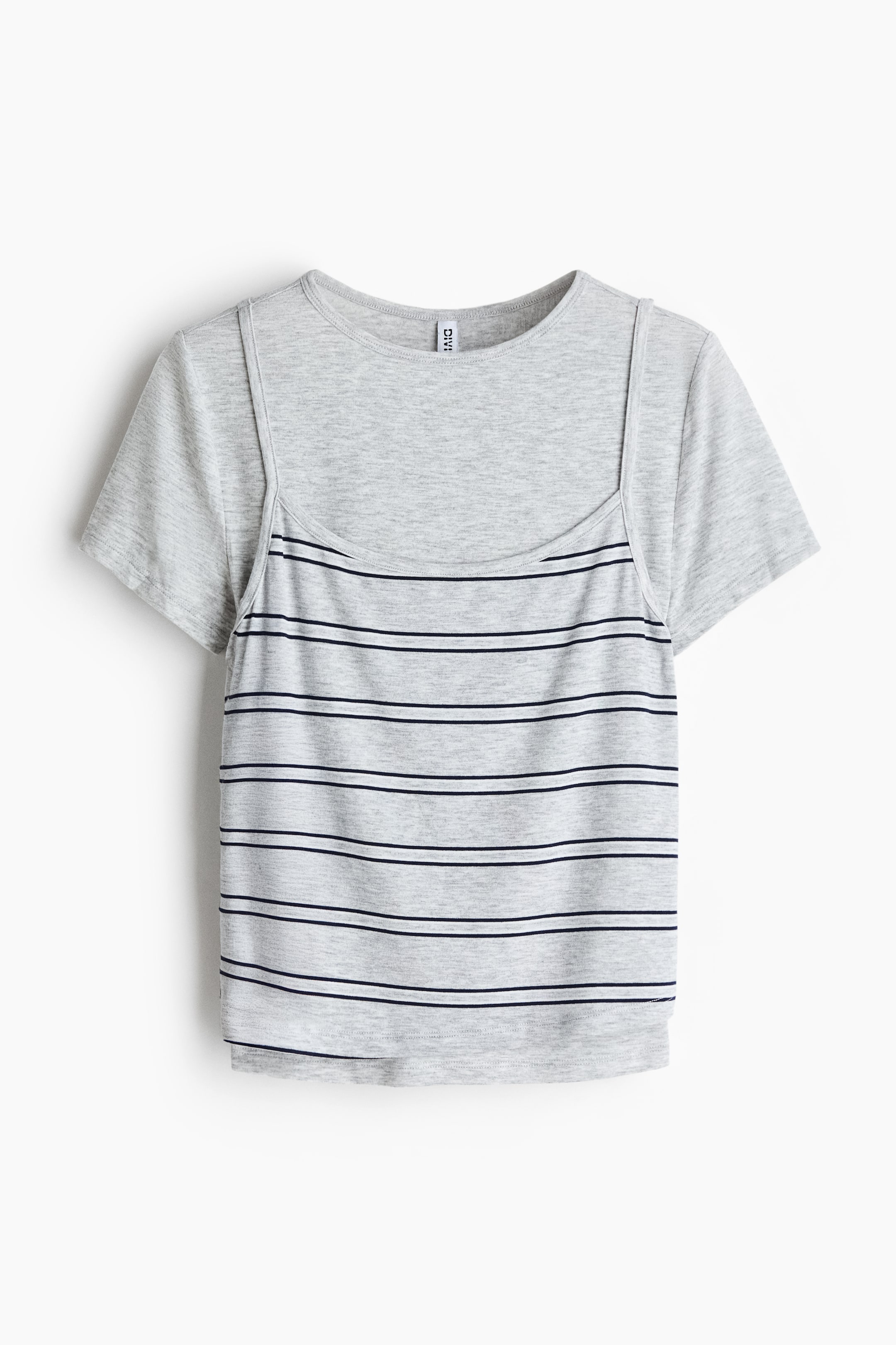 Layered Jersey Top