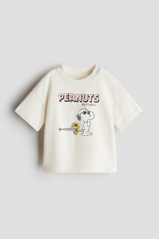 Camiseta con motivo estampado - Crema/Snoopy/Blanco/Lilo y Stitch - 1