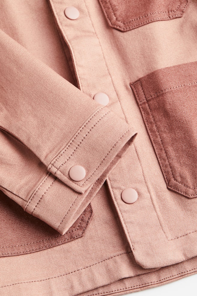 Twill jacket - Altrosa/Blockfarben/Dunkelblau/Senfgelb - 6