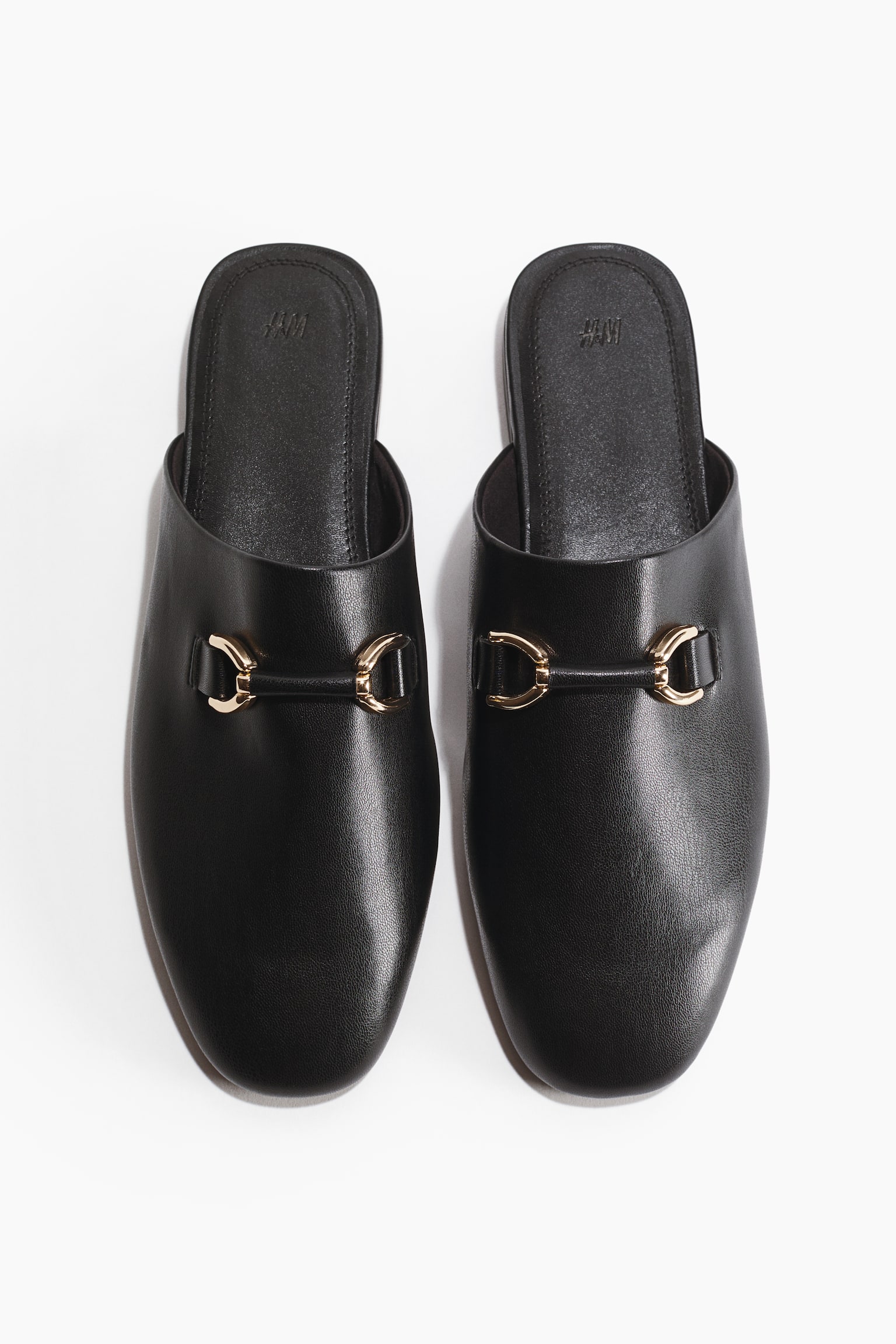 Loafer mules - Black/Dark brown - 4