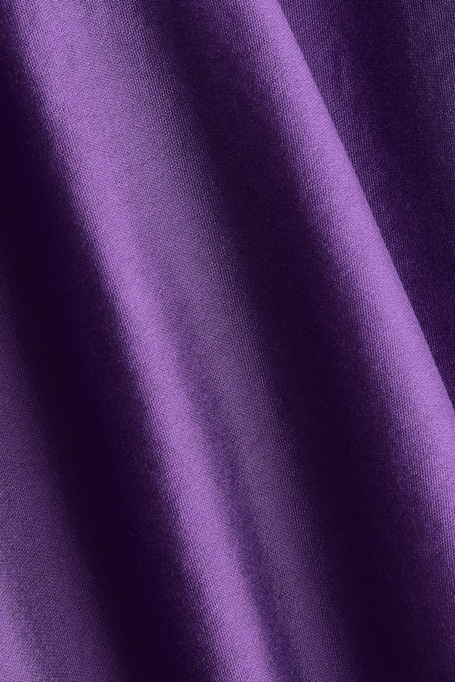 Flared viscose-blend skirt-Purple - 3