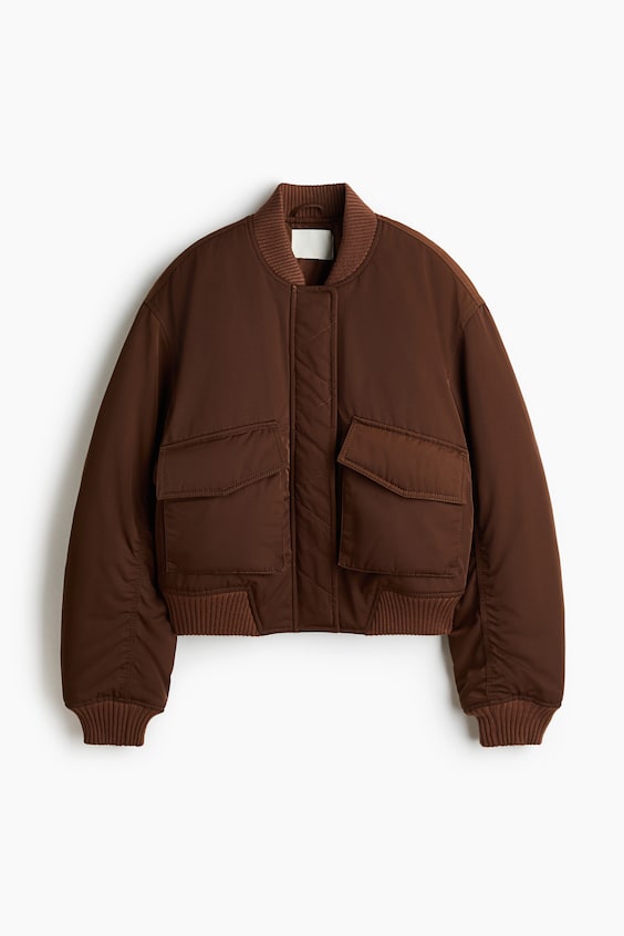 Женские куртки H&M Padded Bomber Jacket