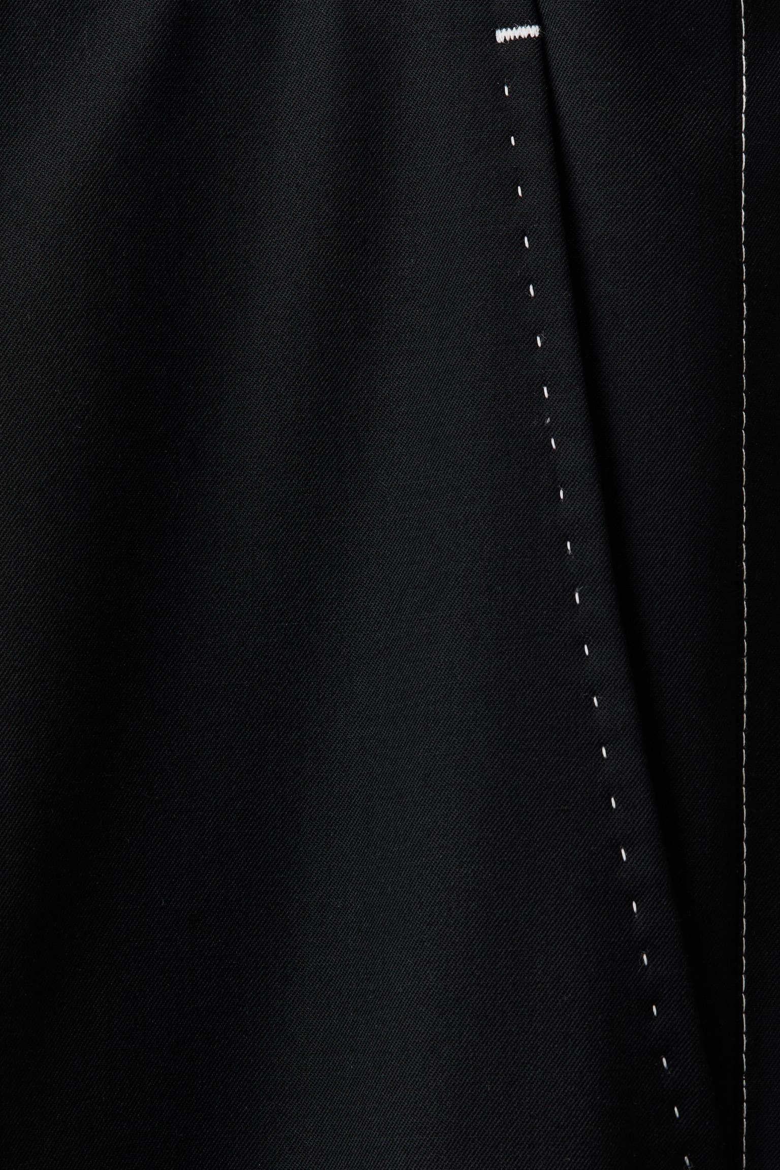 Мужские брюки H&M Regular-Fit Tailored Wool-Blend, цвет: Чёрный — фото 6