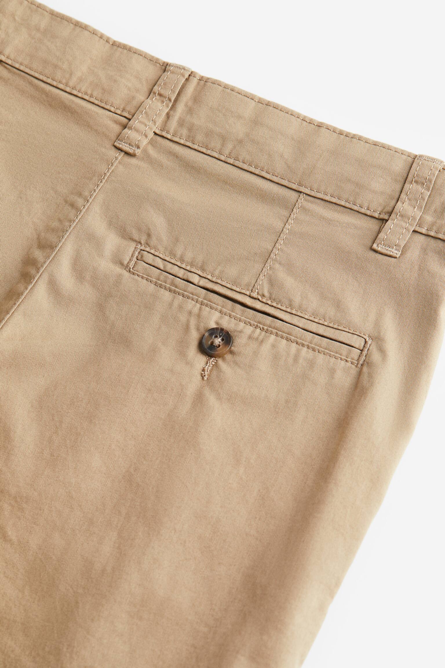 Cotton chino shorts - Beige/Beige - 3