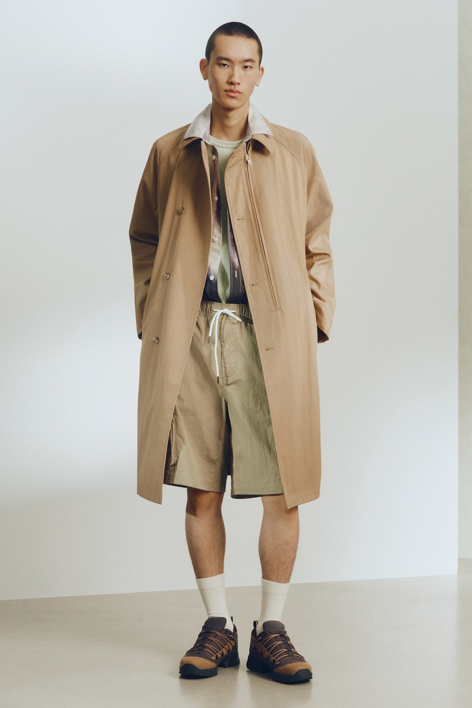 Płaszcz samochodowy - Beżowy - 1