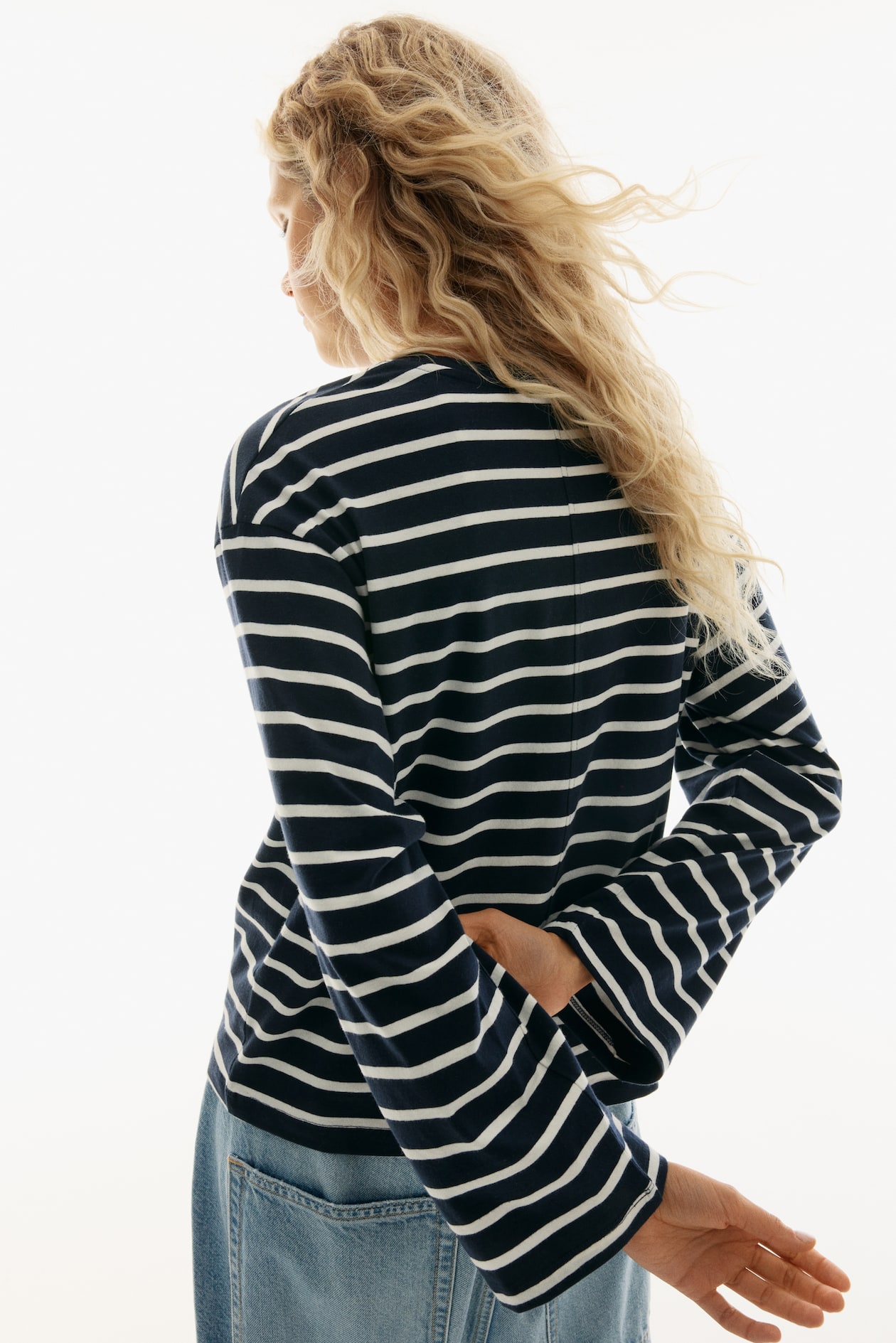 Long-Sleeved Cotton Top - image 5