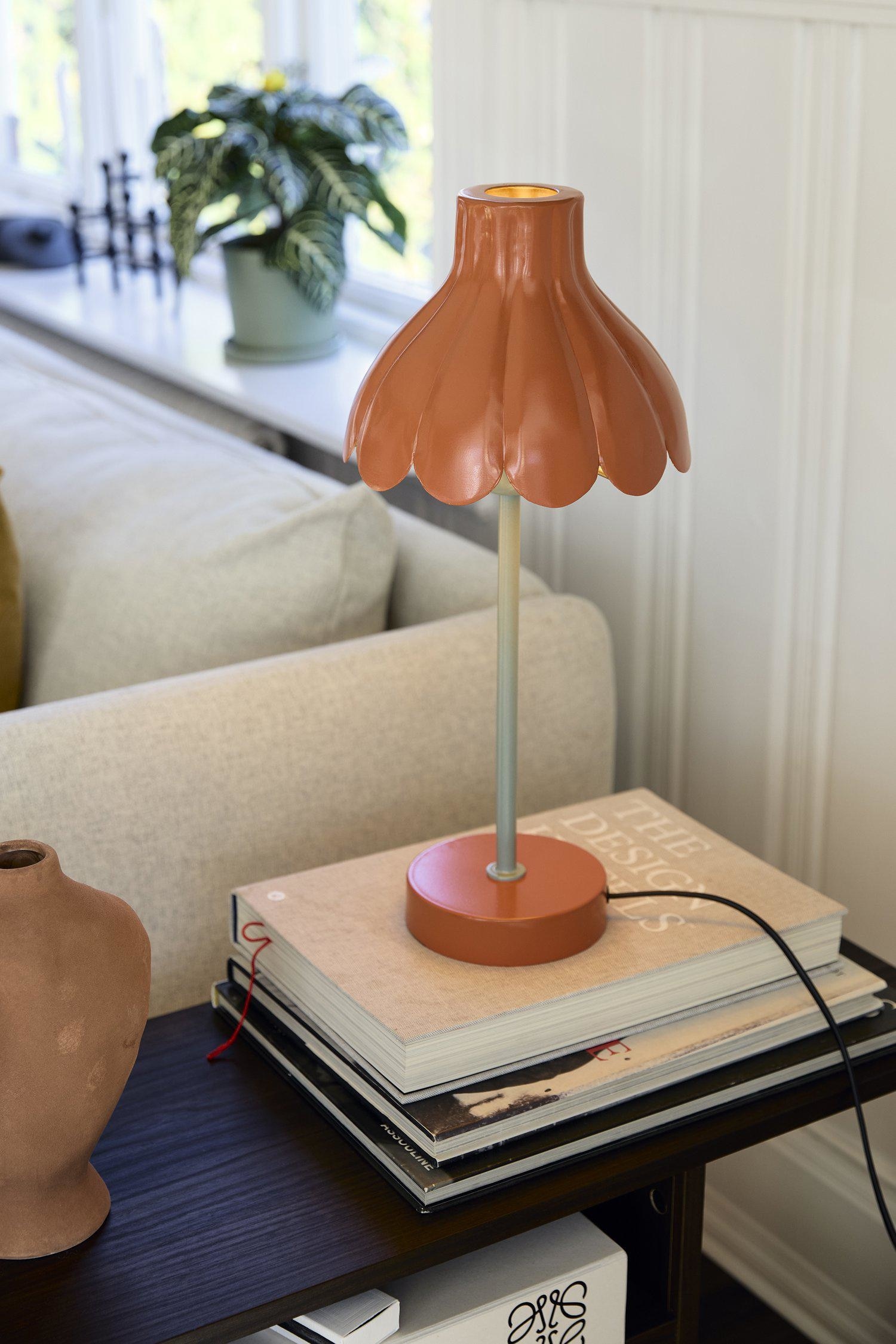 Wera Tischlampe 20cm - Orange/Cremeweiß