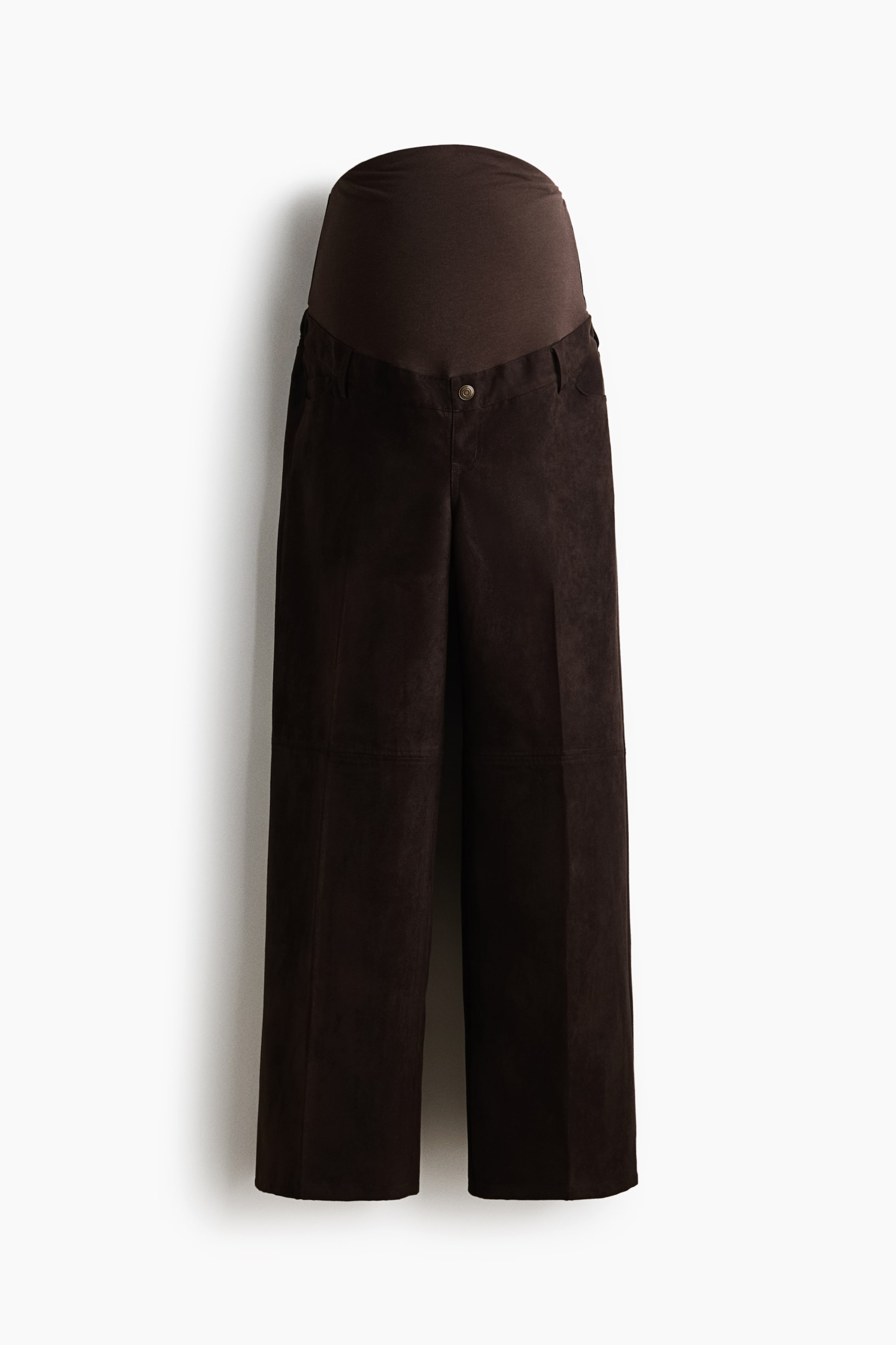Ampliar la imagen: MAMA Pantalón recto - Café oscuro - Ladies | H&M MX 5