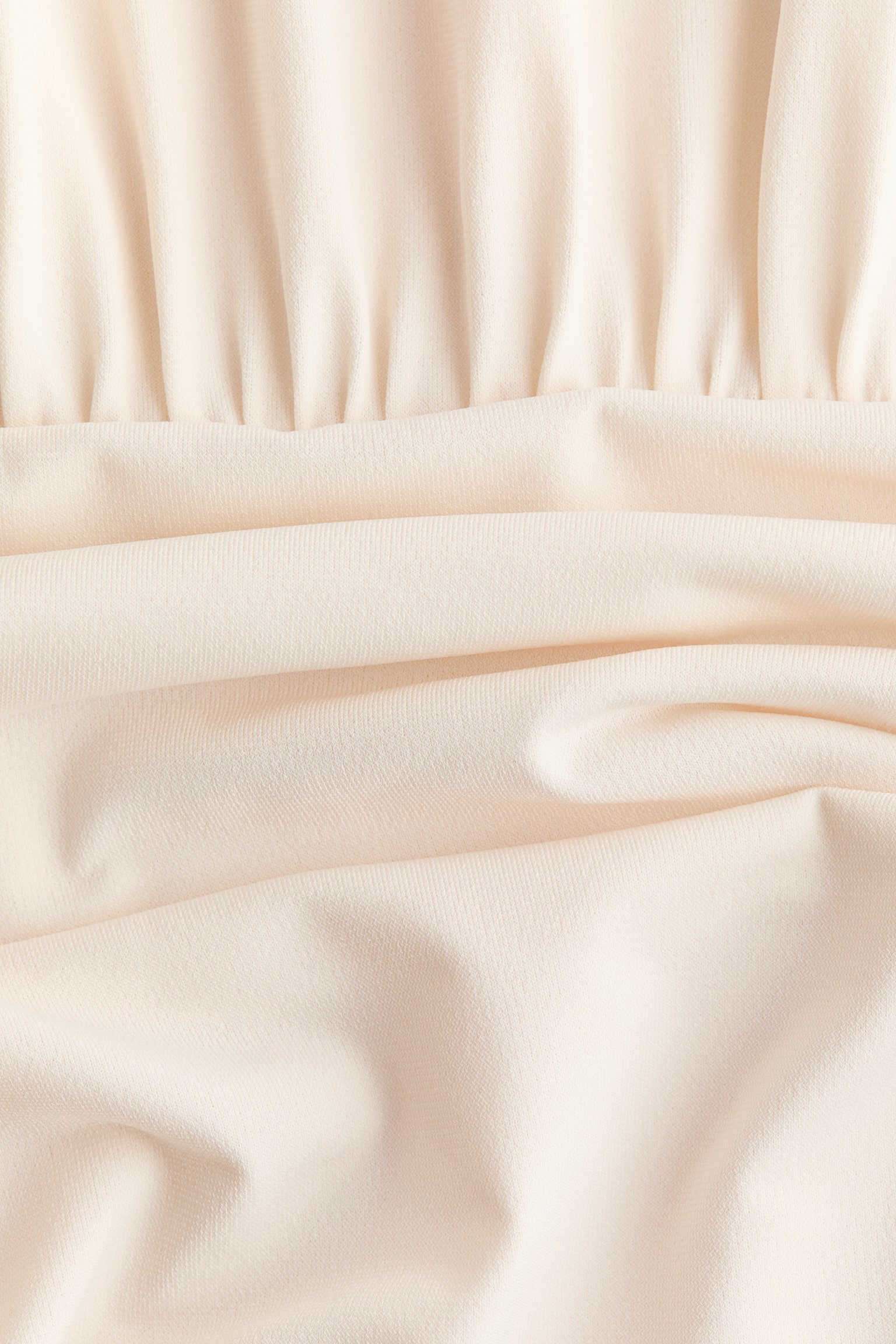 Robe maxi à effet drapé - Beige clair - 7
